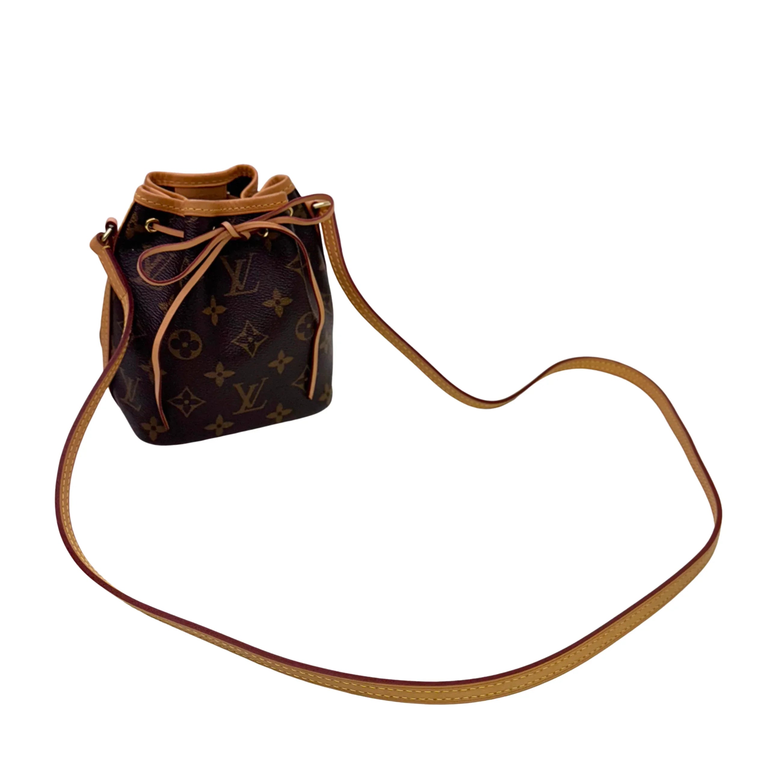 Louis Vuitton Nano Noè Shoulder Bag Monogram - Lost Designer