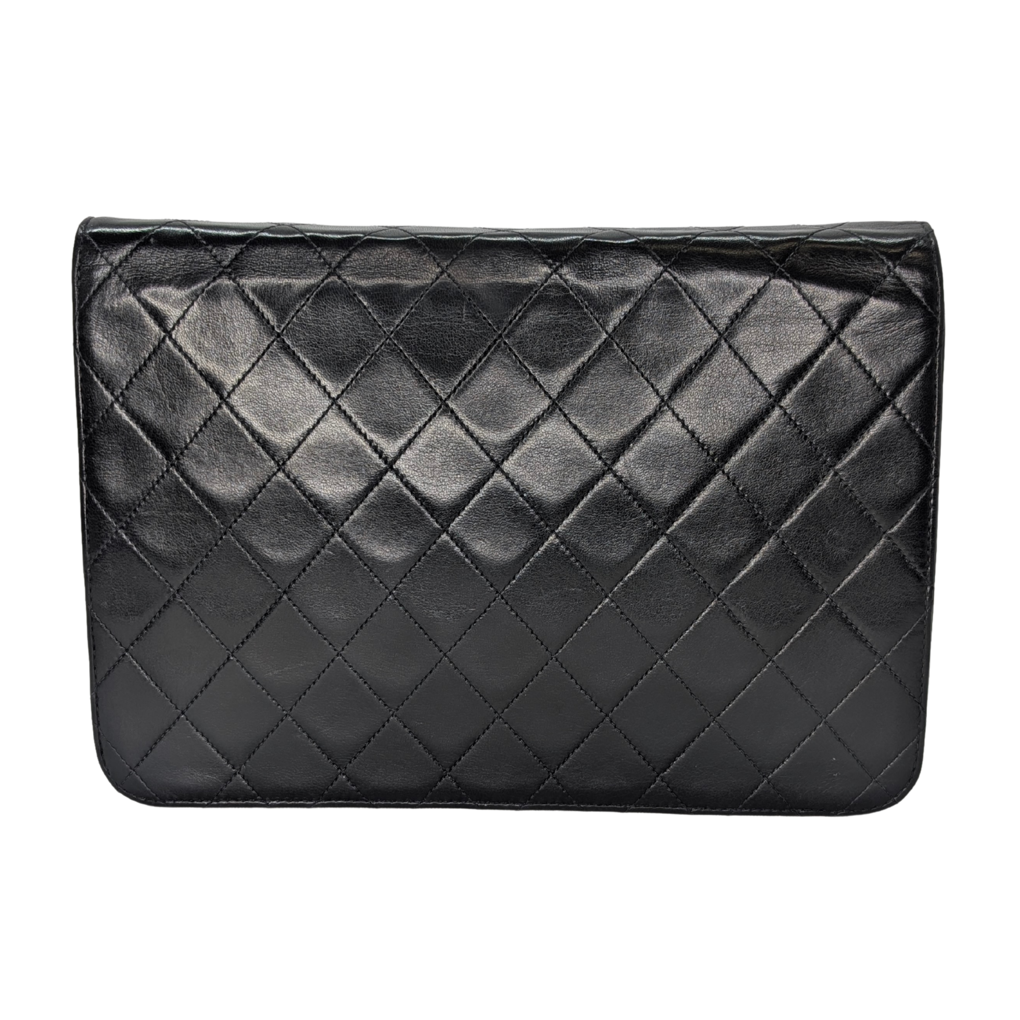 Chanel Quilted Single Flap Timeless/Classique Shoulder Bag Black
