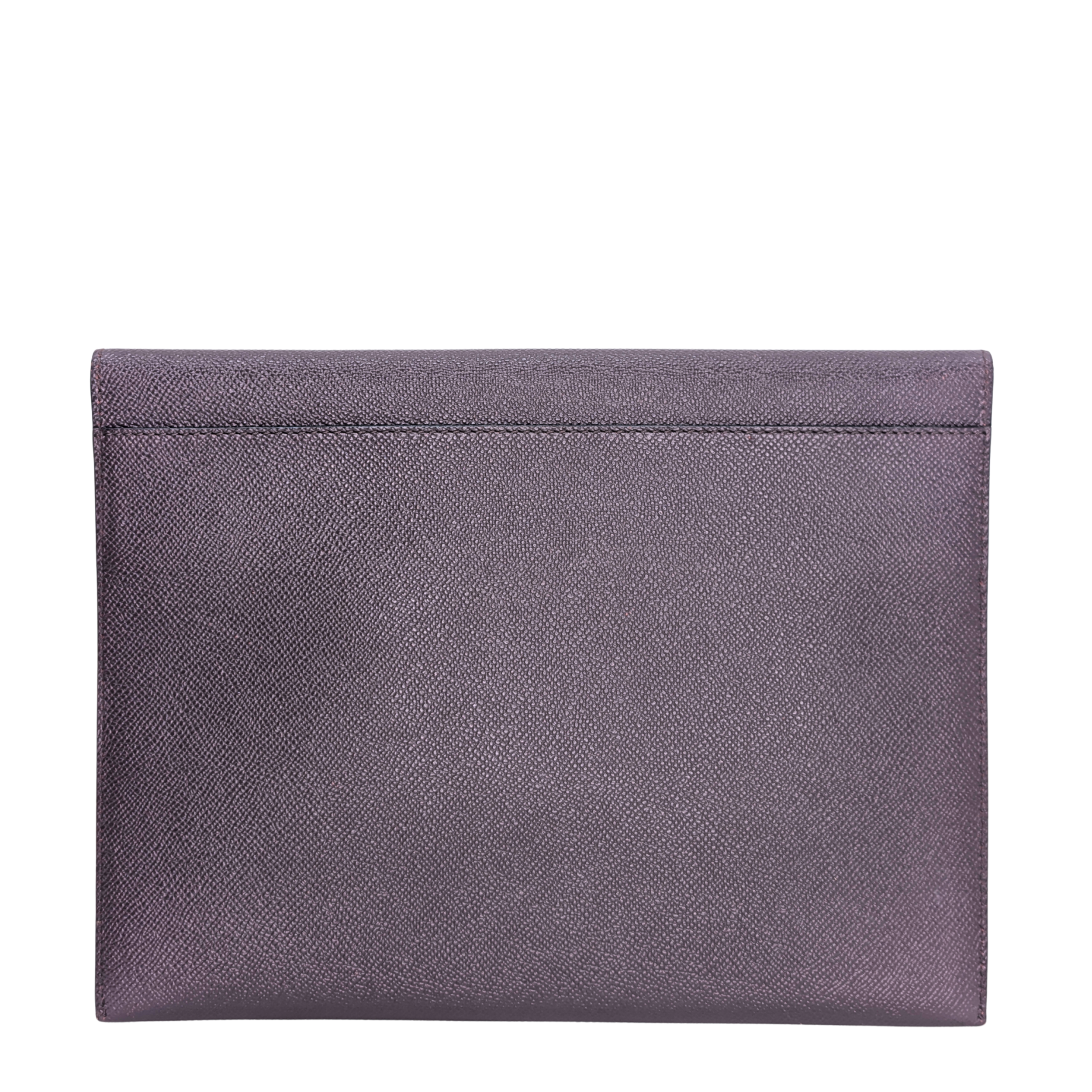 Burberry London Classic Envelope Clutch Blackcurrent
