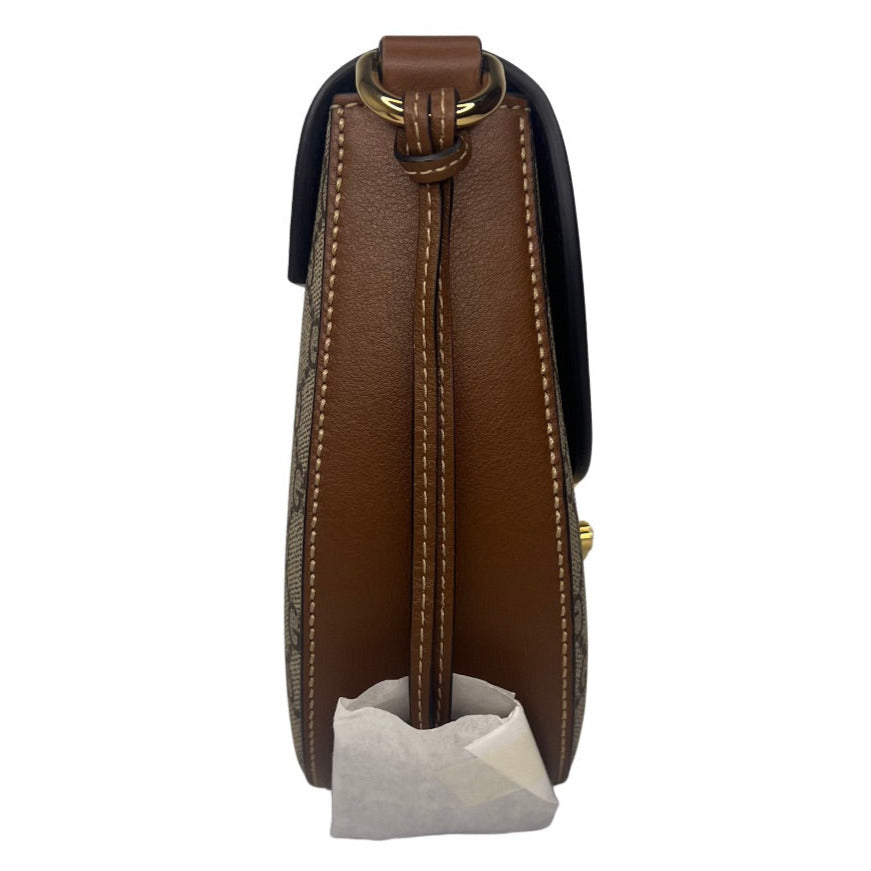Gucci Padlock Medium GG Supreme Saddle Messenger Bag