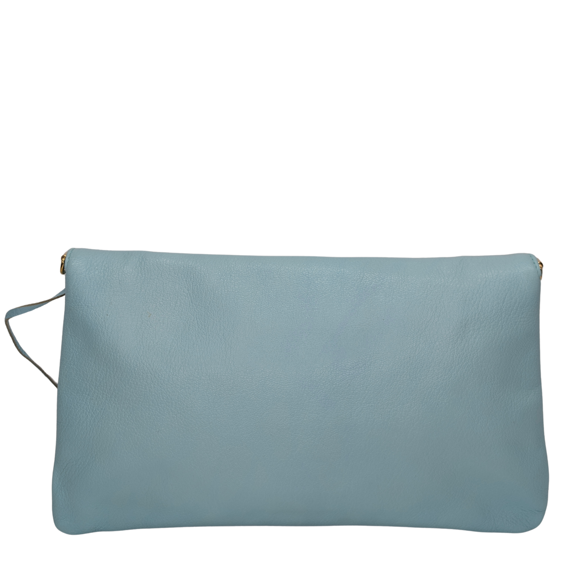 Balenciaga Envelope Clutch Bag on chain Light Blue