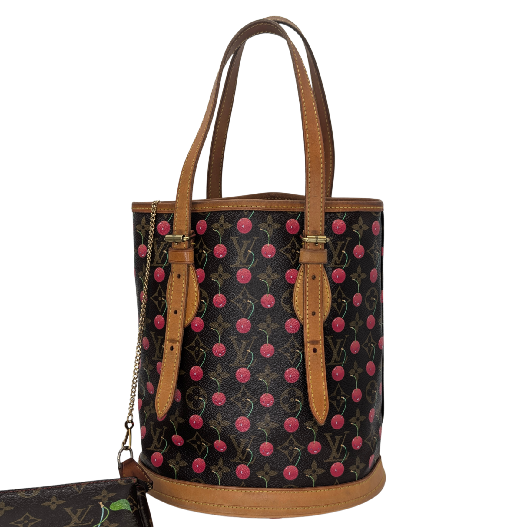Louis Vuitton Cerises Bucket Murakami Cherry Handbag