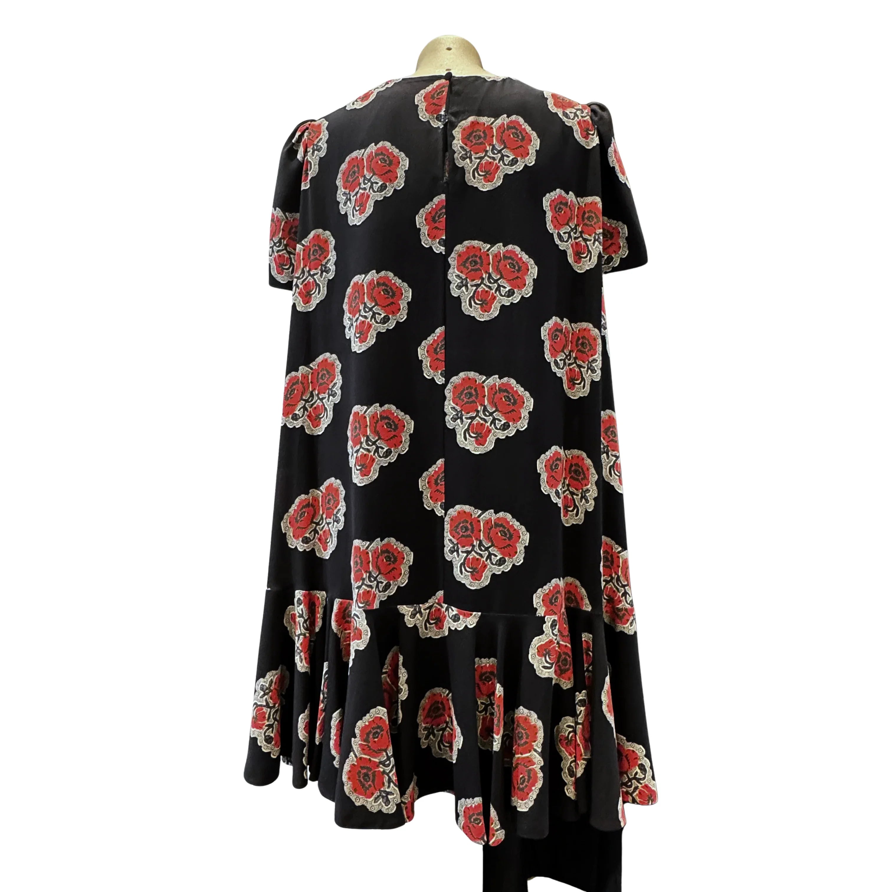Alexander McQueen Silk Mini Dress Floral size 38