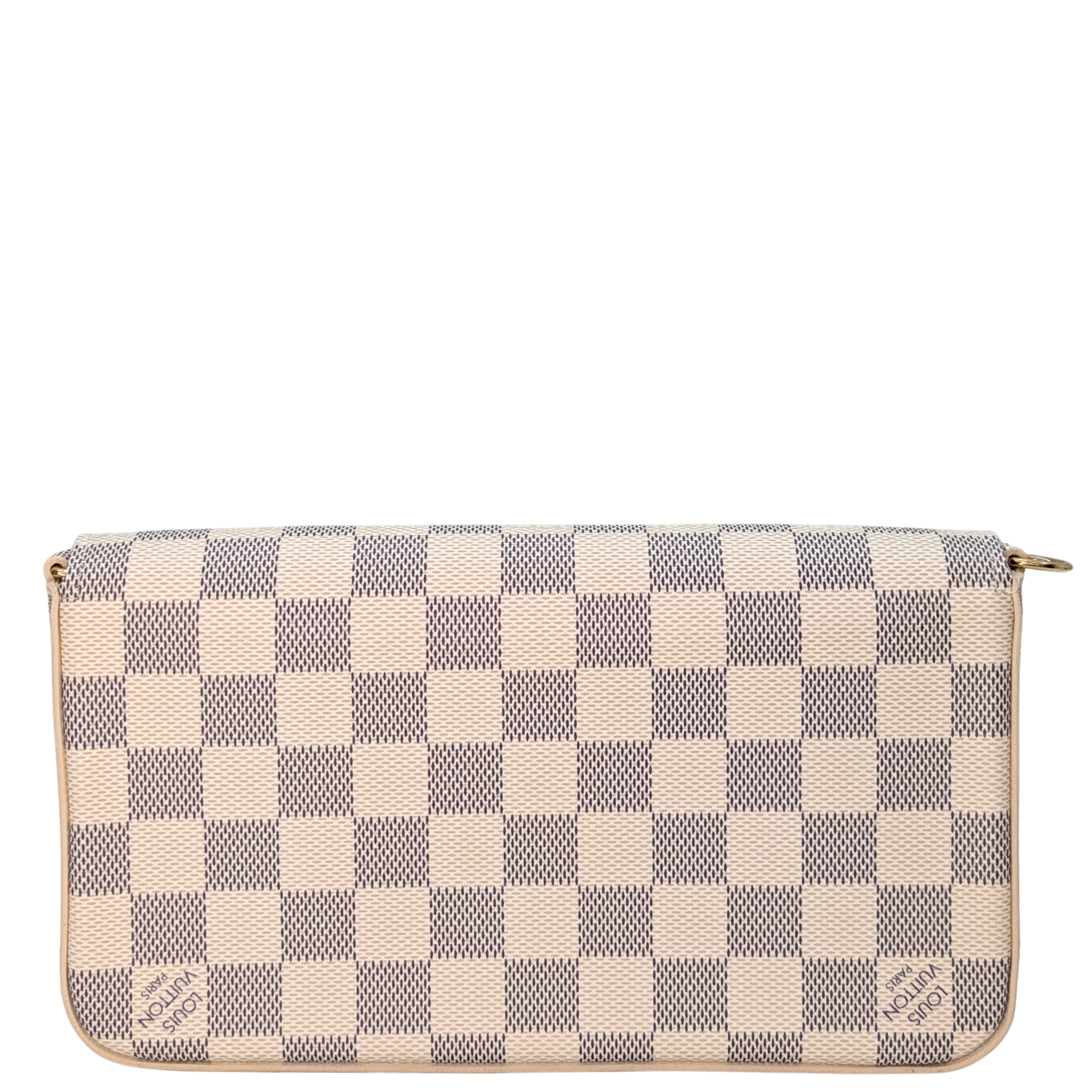 Louis Vuitton Félicie Damier Azur Wallet on Chain
