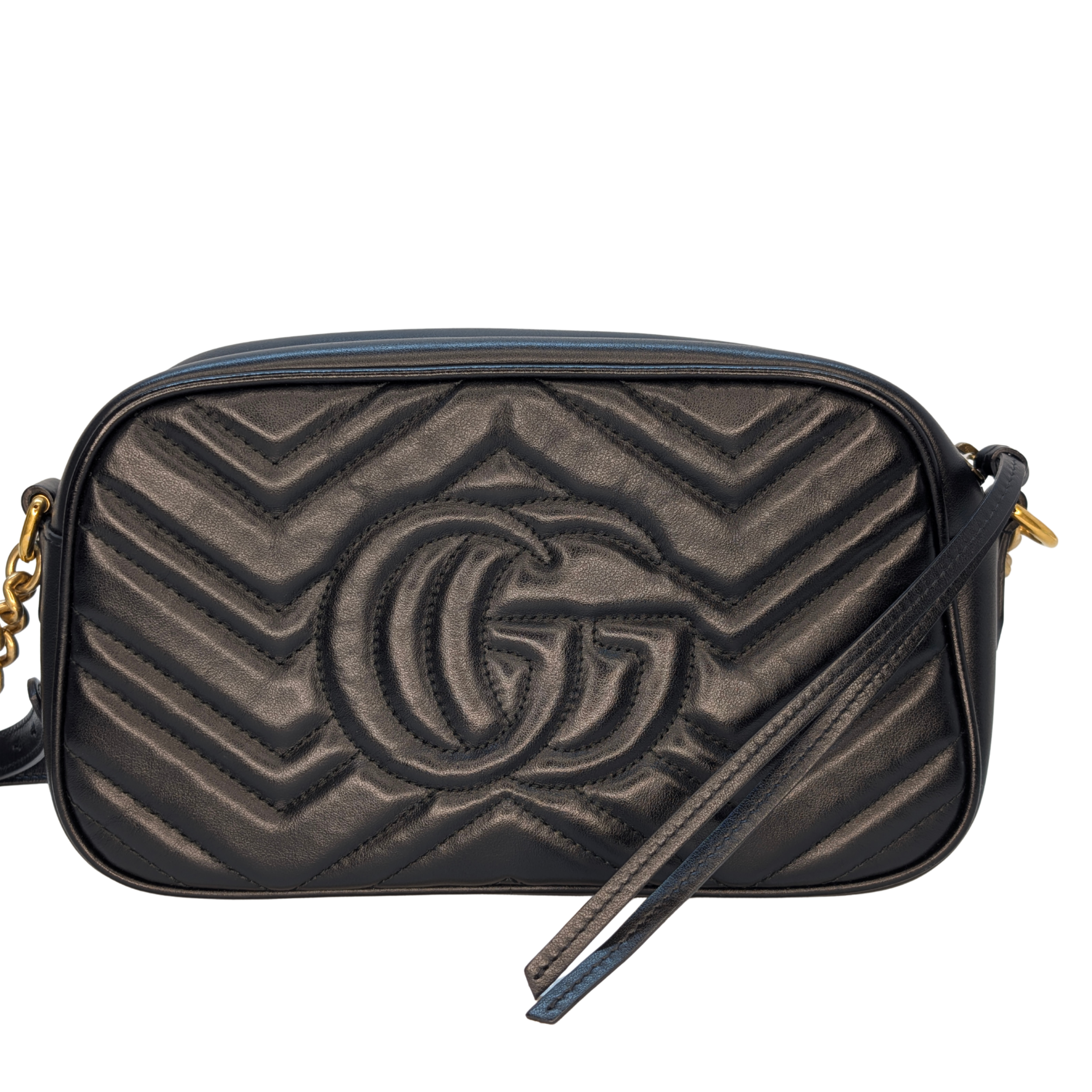 Gucci GG Marmont Small Camera Shoulder Bag Black