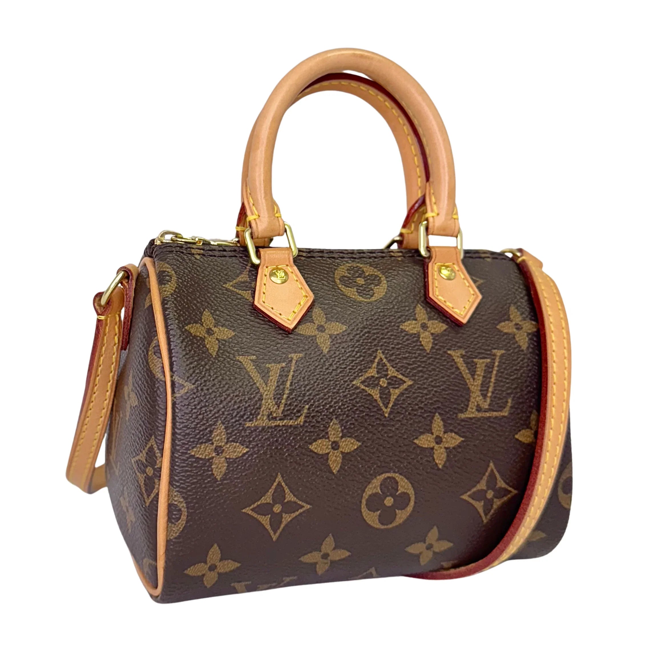 Louis Vuitton Nano Speedy Handbag Monogram Canvas - Lost Designer
