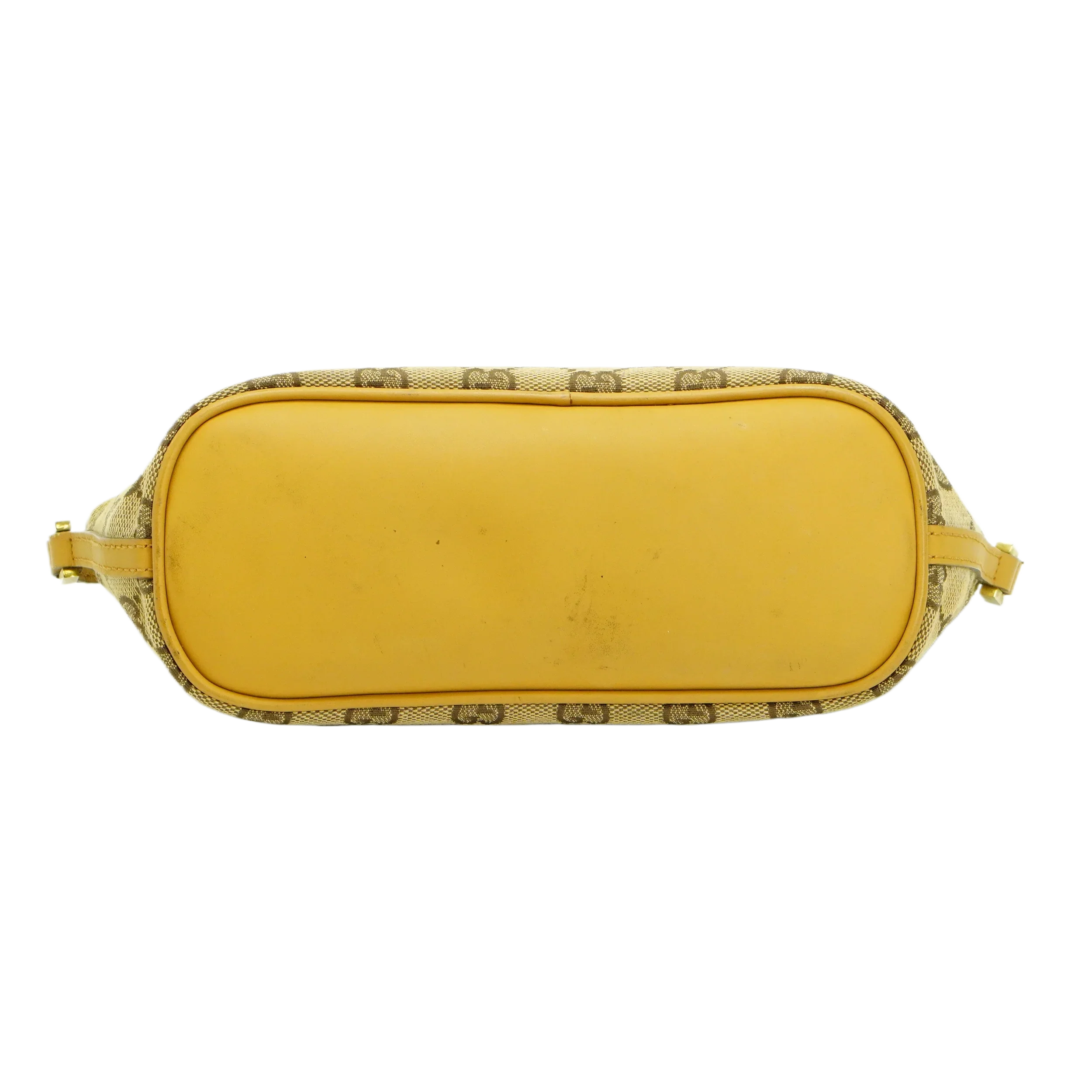 Gucci Beige GG Monogram Boat Pochette Bag