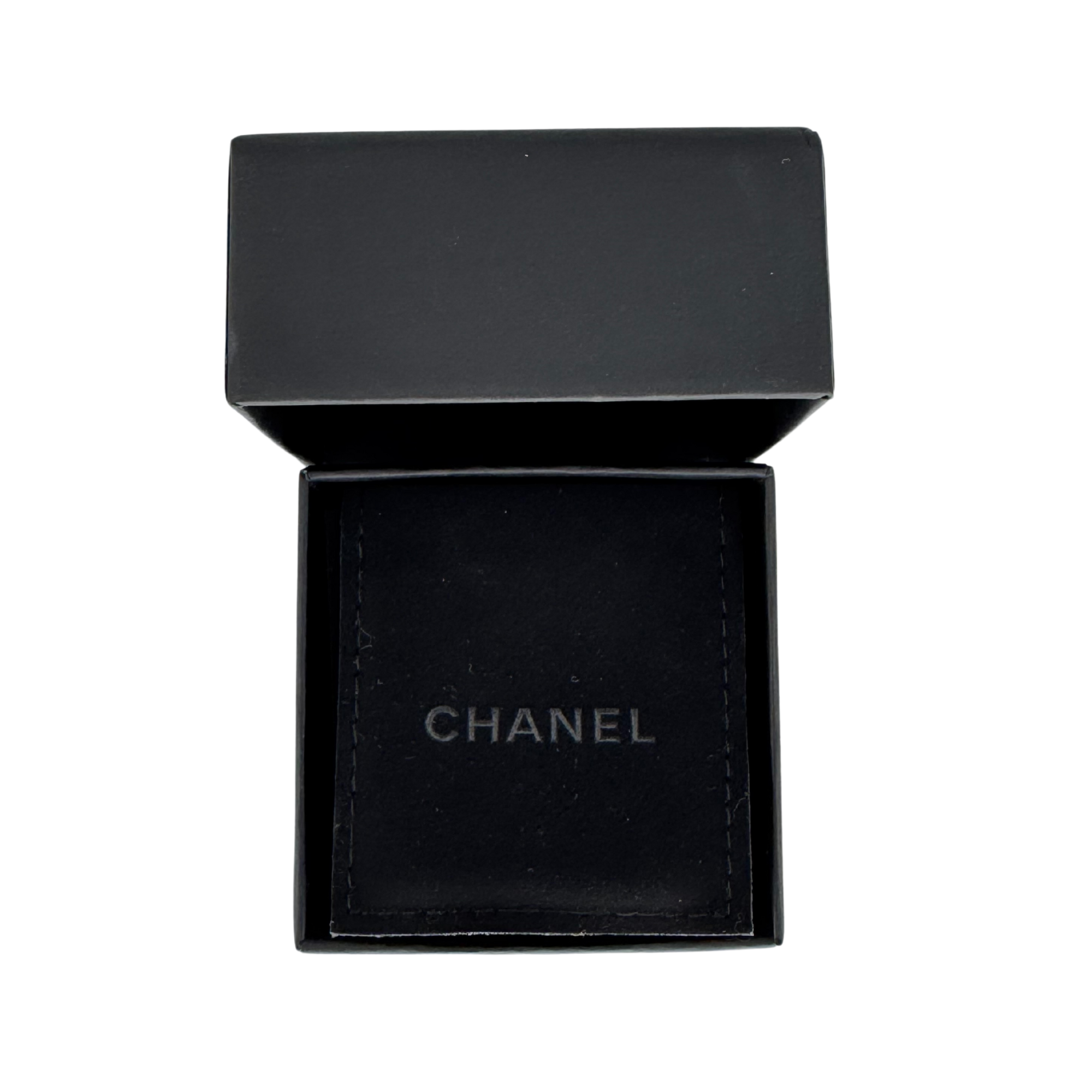 Chanel 18K Gold-Plated CC Logo Stud Earrings