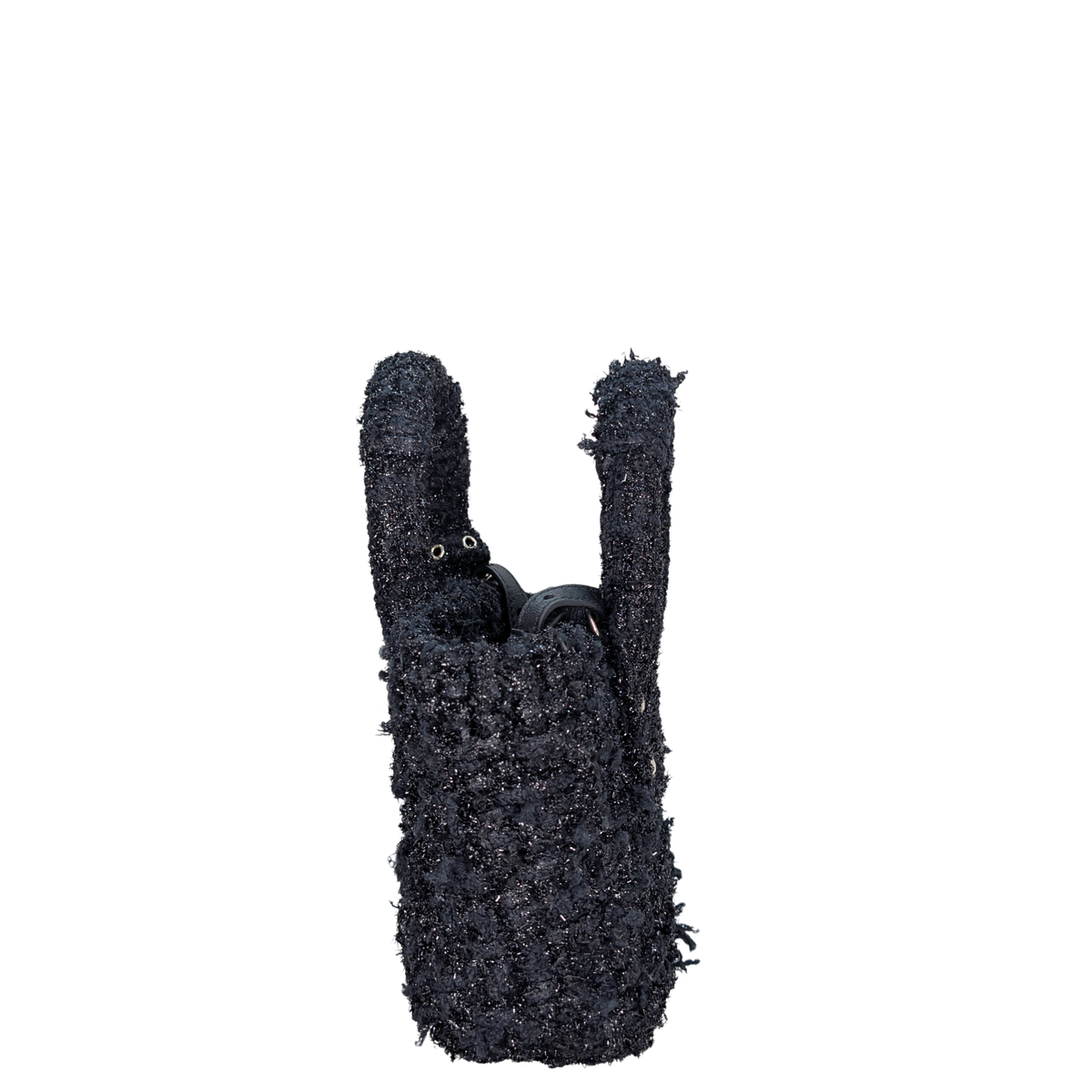 Balenciaga XS Basket Tote Tweed Black