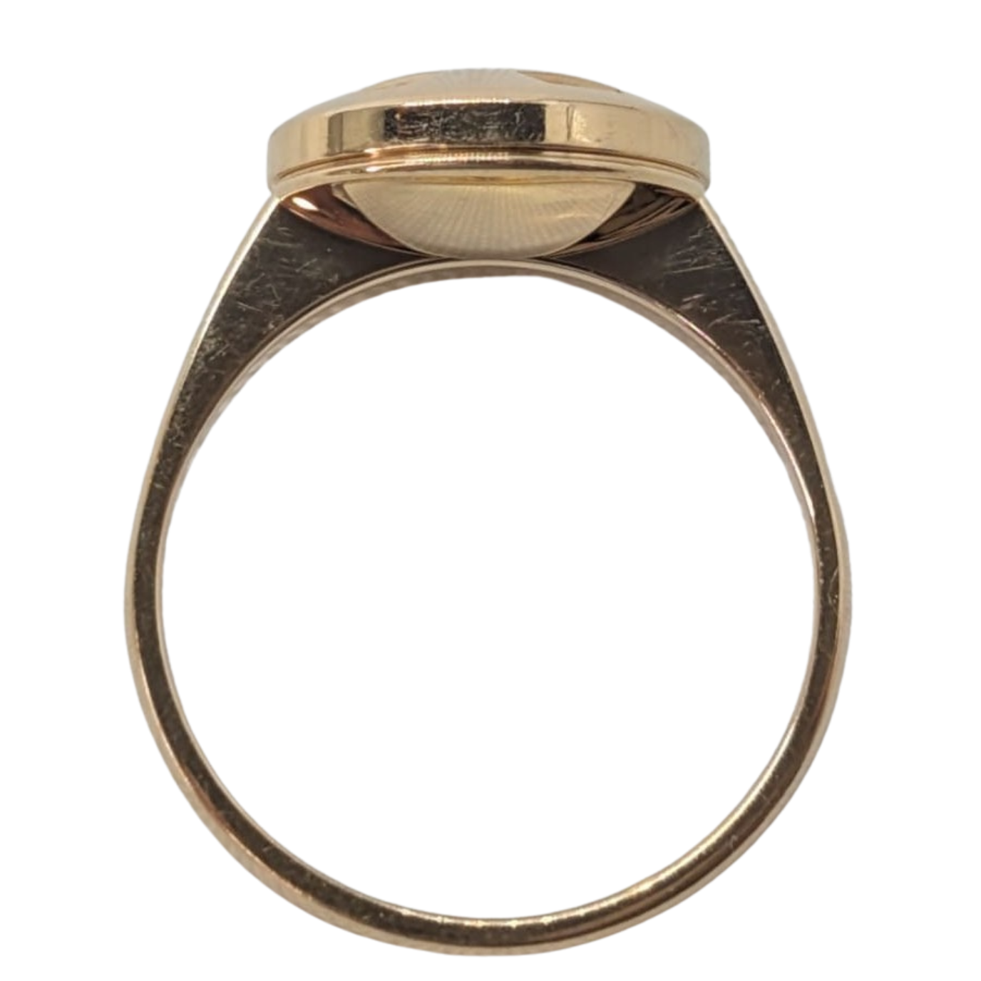 Cartier Pasha Mother Of Pearl 18K Gold Ring Size M½