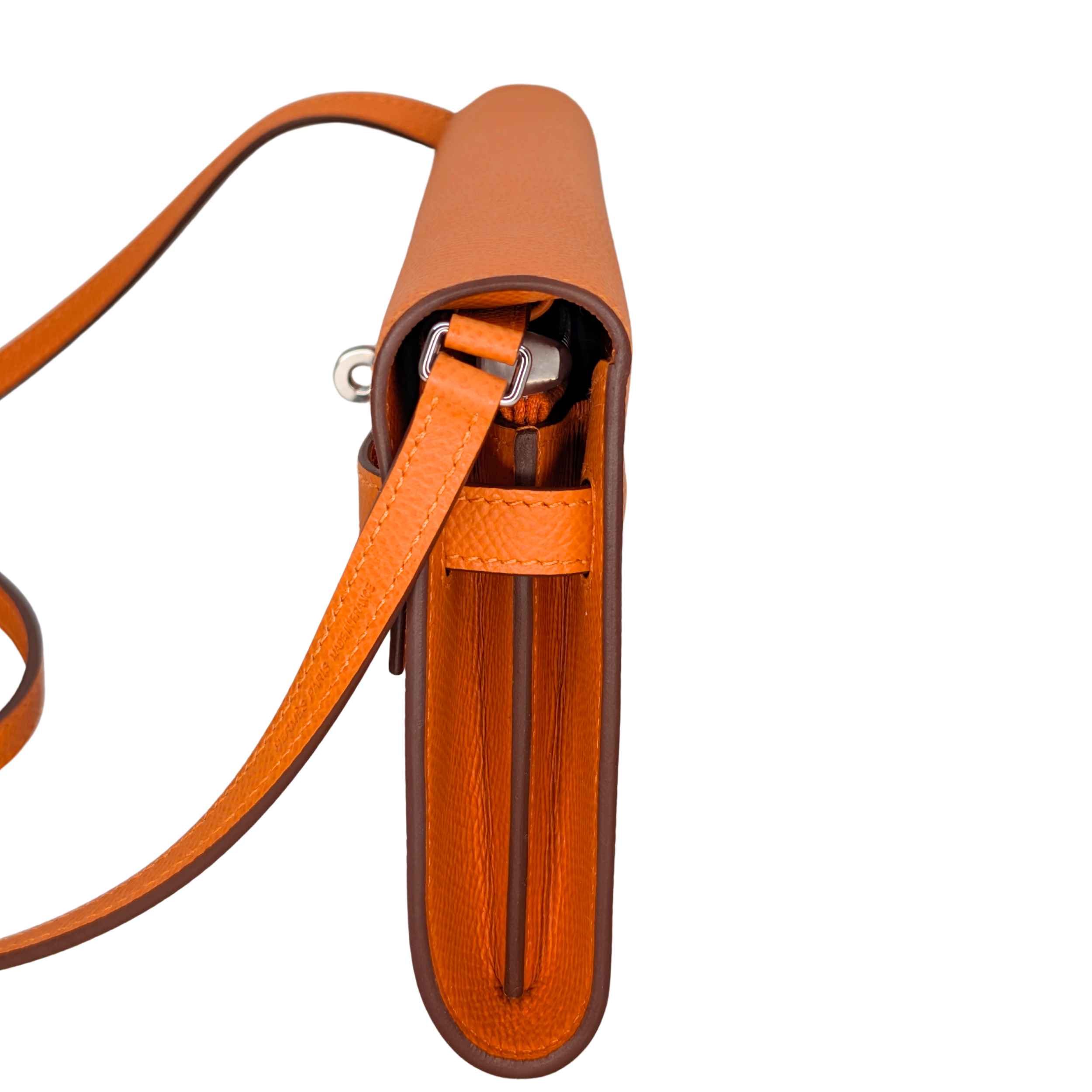 Hermes Portefeuille Kelly Sac To Go Veau Epsom B Stamp