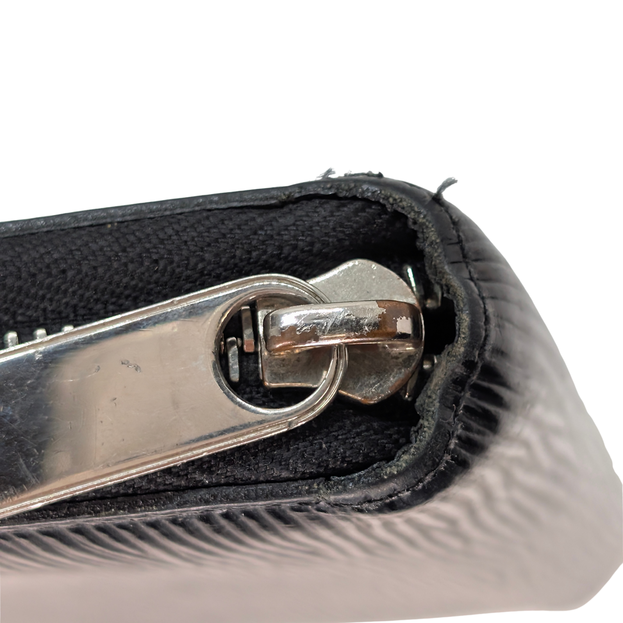 Louis Vuitton Zippy Epi Long Wallet Black