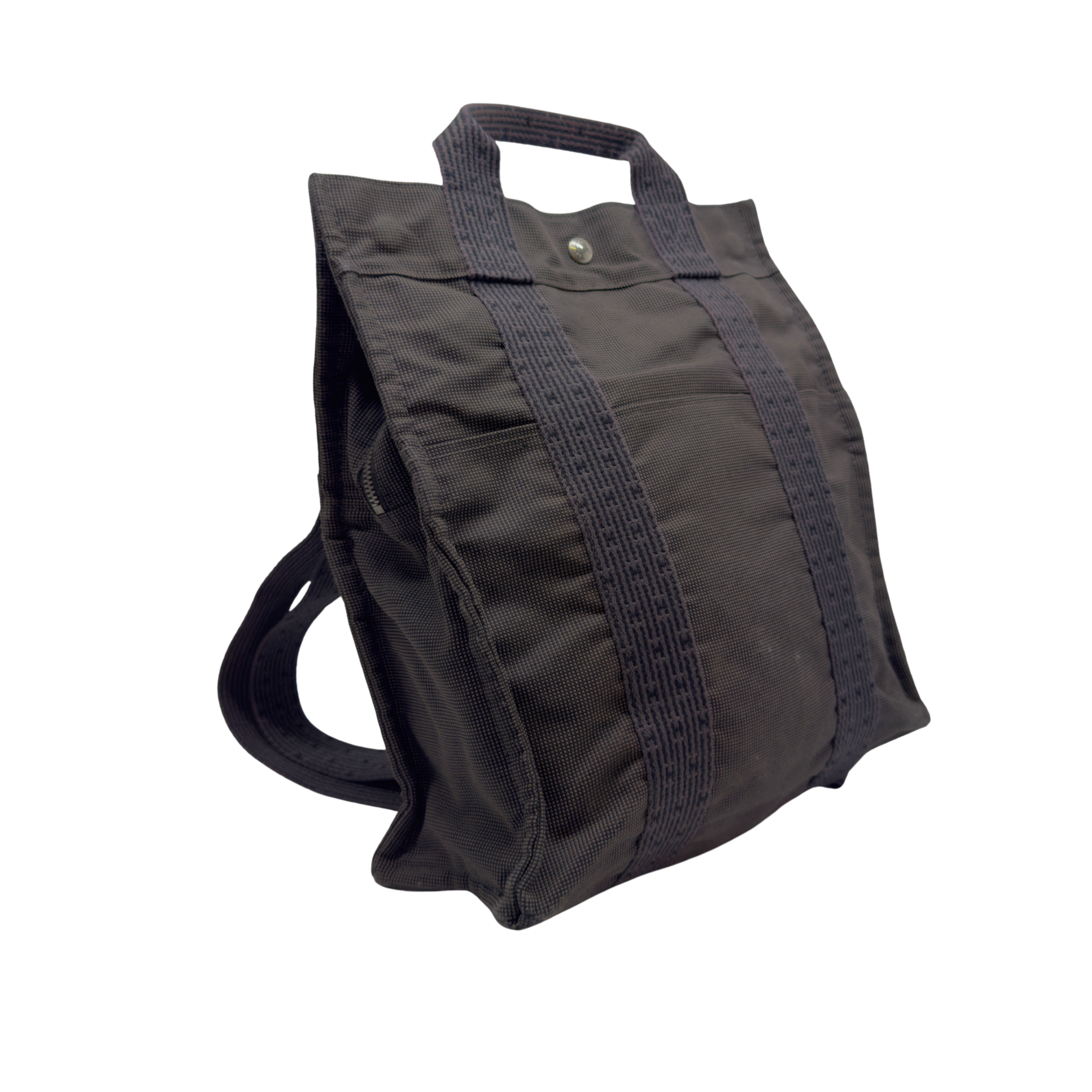Hermés Herline Backpack Canvas Grey