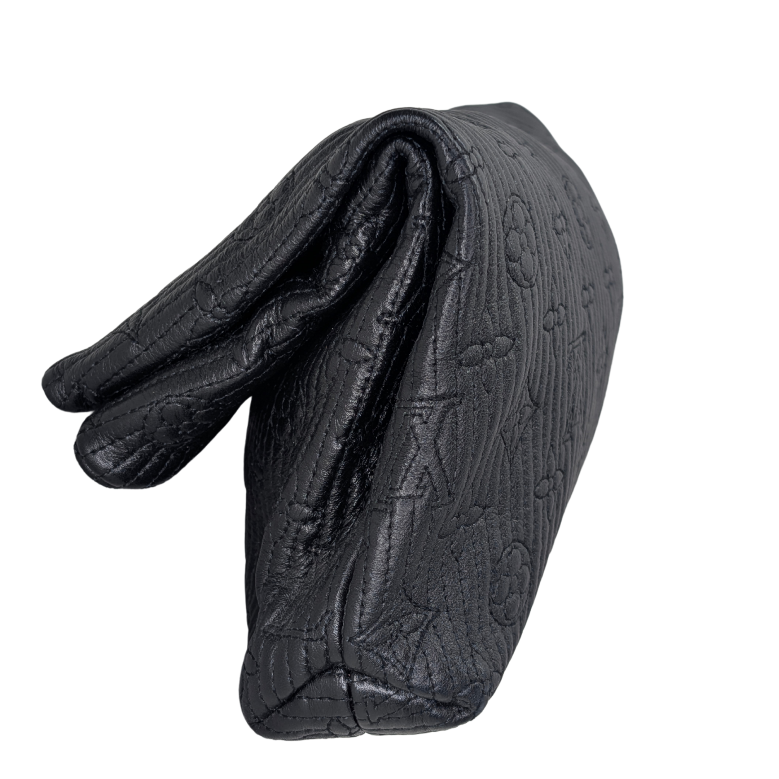 Louis Vuitton Altair Clutch Monogram Motard Black
