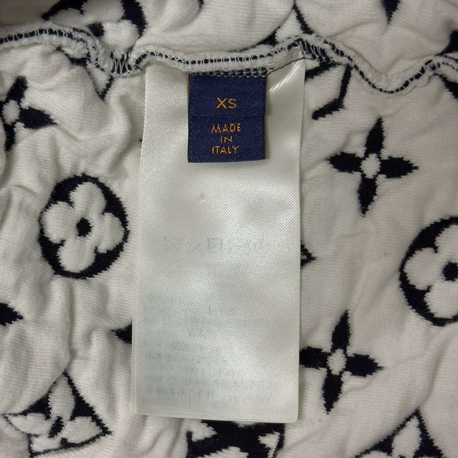 Louis Vuitton Monogram Sweatshirt Black/White XS