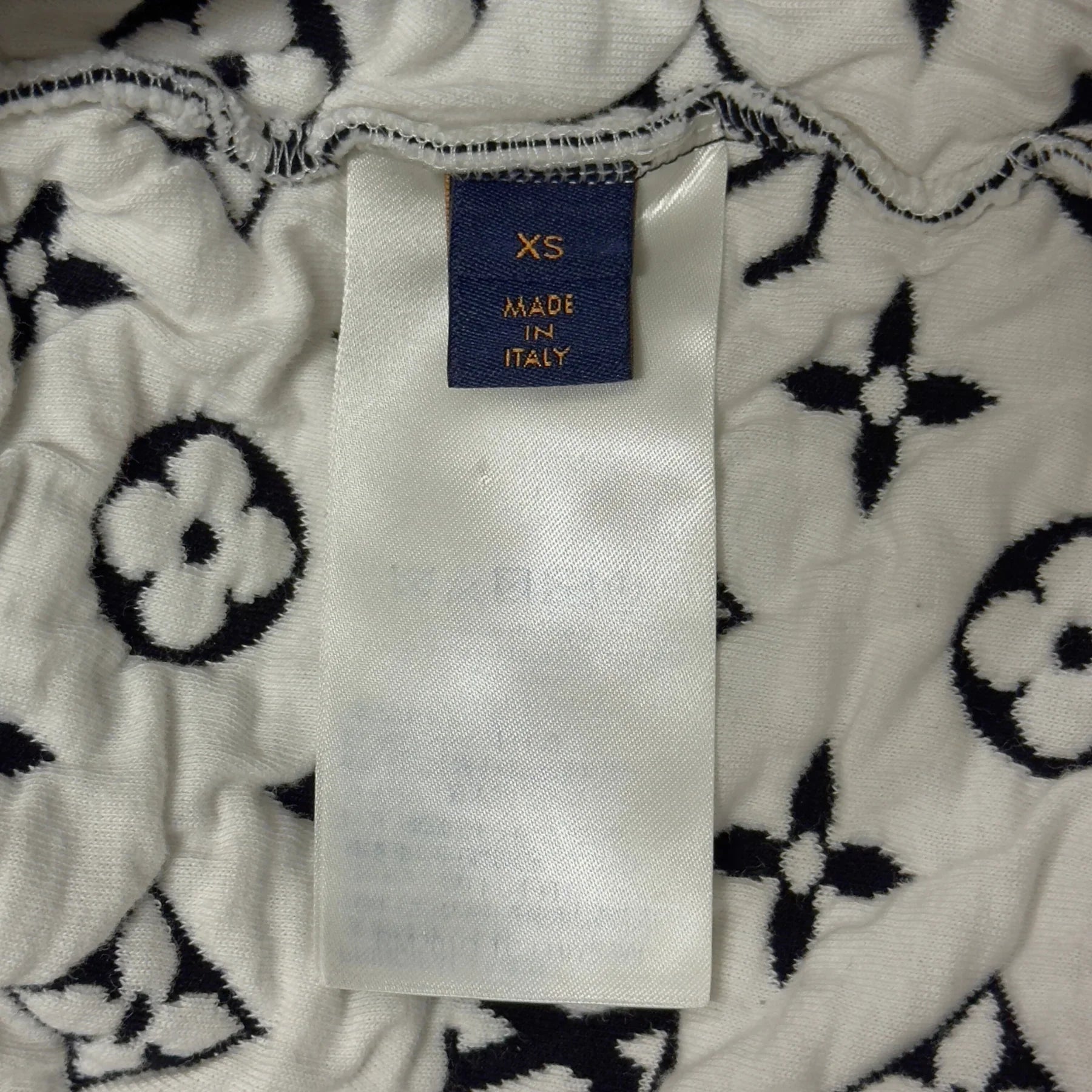 Louis Vuitton Monogram Sweatshirt Black/White XS - Lost Designer