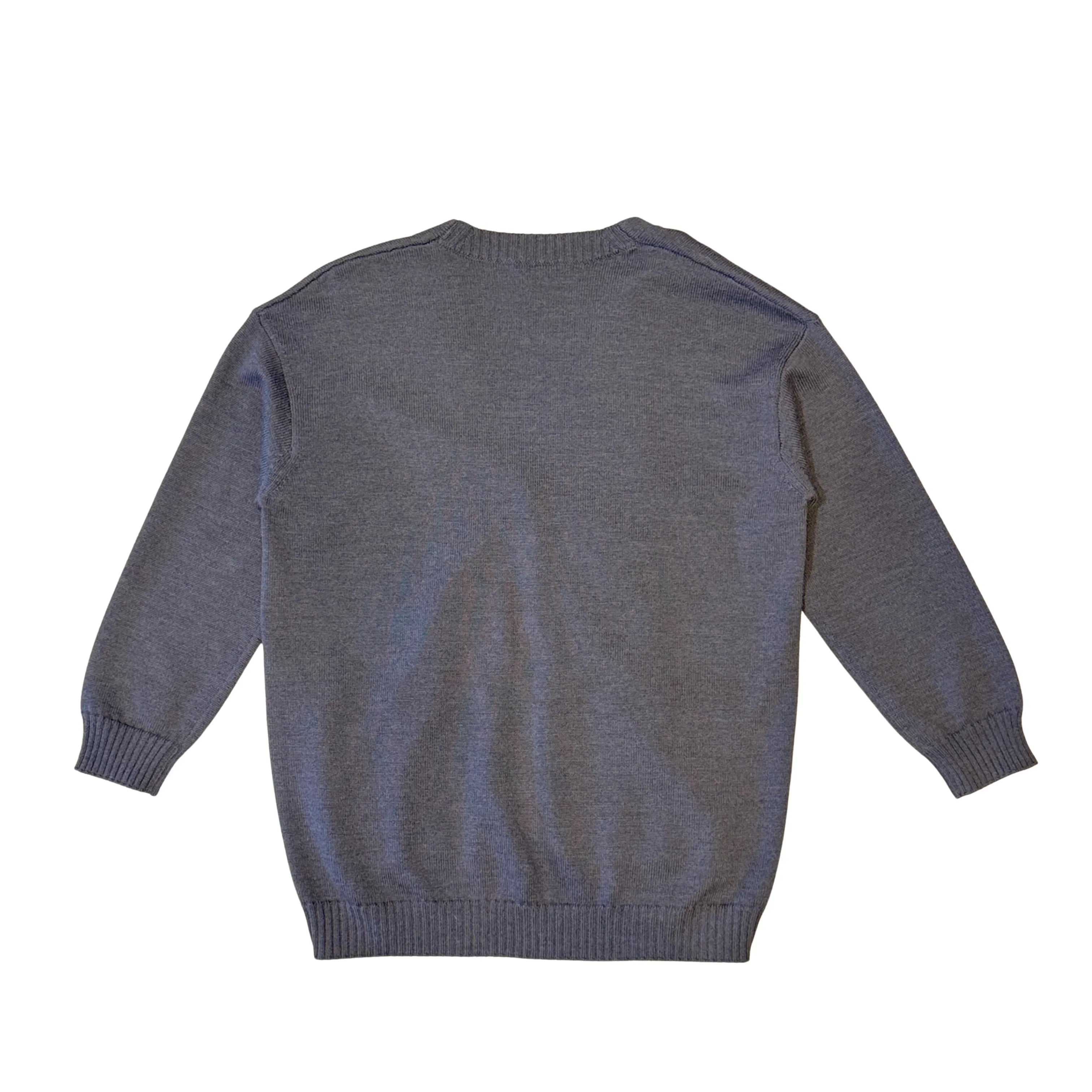 Fendi Roma Wool Cardigan Grey 42 - Lost Designer