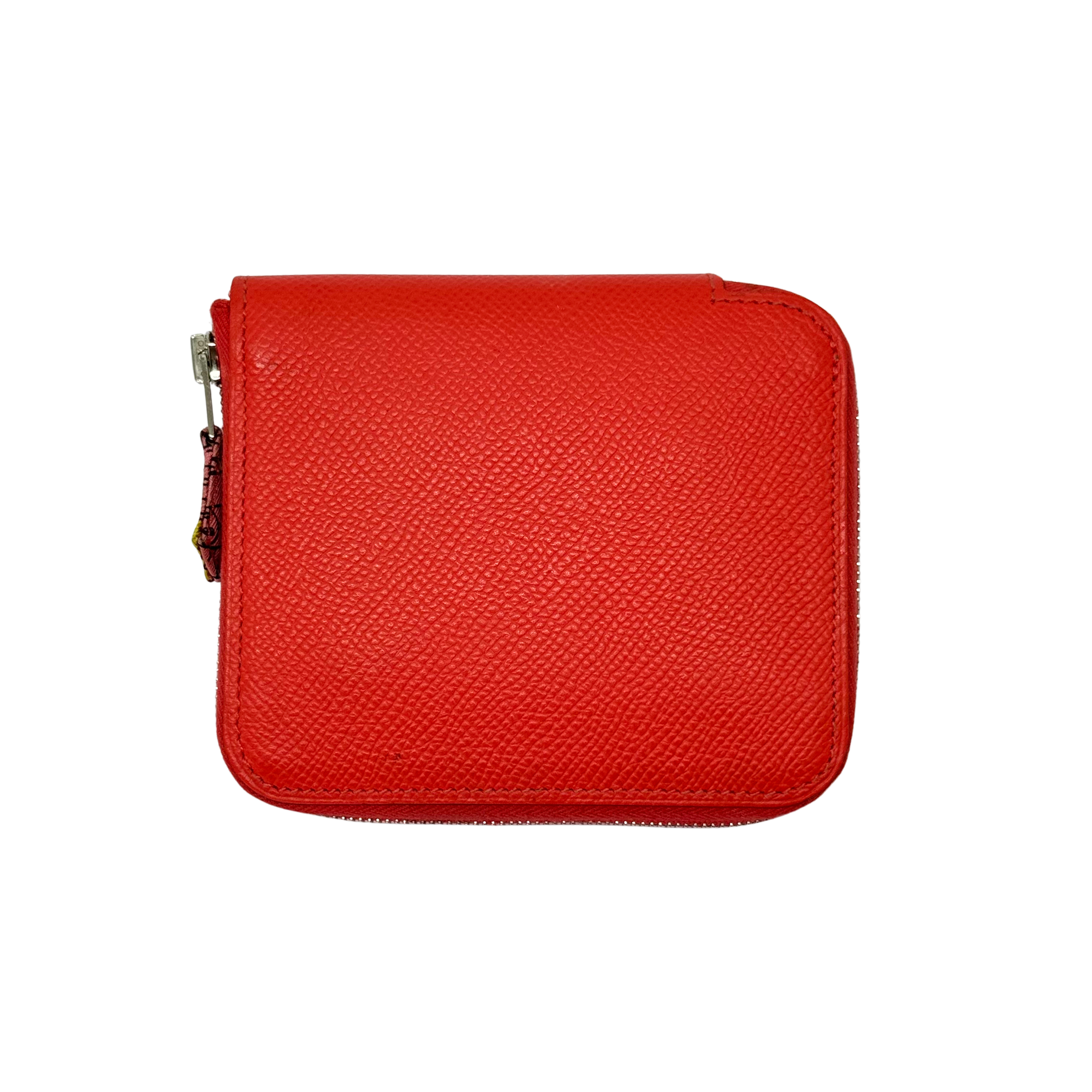 Hermés Epsom Silk'in Wallet Leather Red