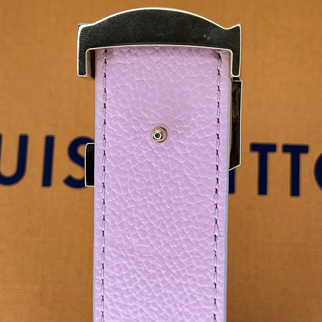 Louis Vuitton Damier Azur LV Initiales 30mm Reversible Belt