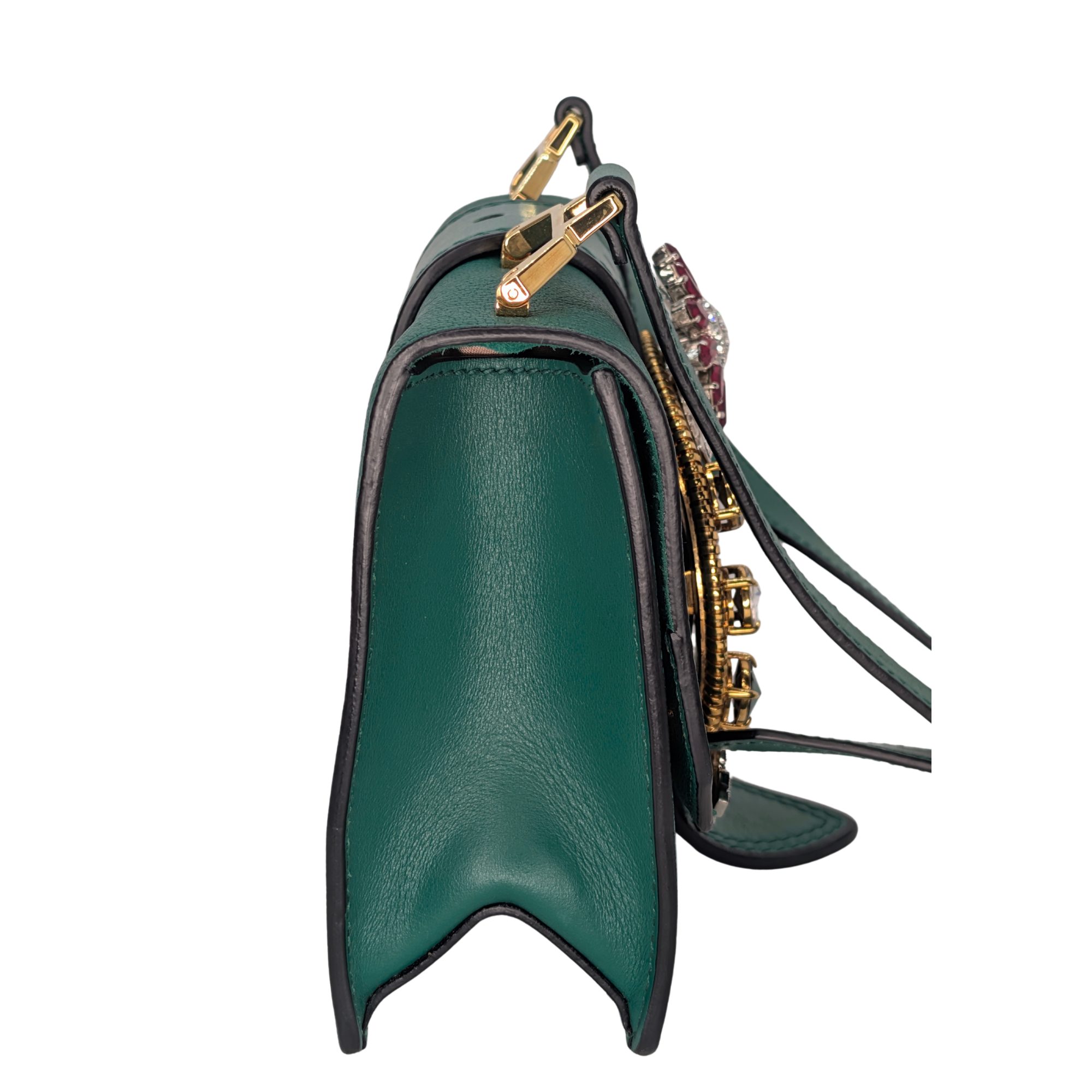 Miu Miu Madras Crystal Embellished Crossbody Bag
