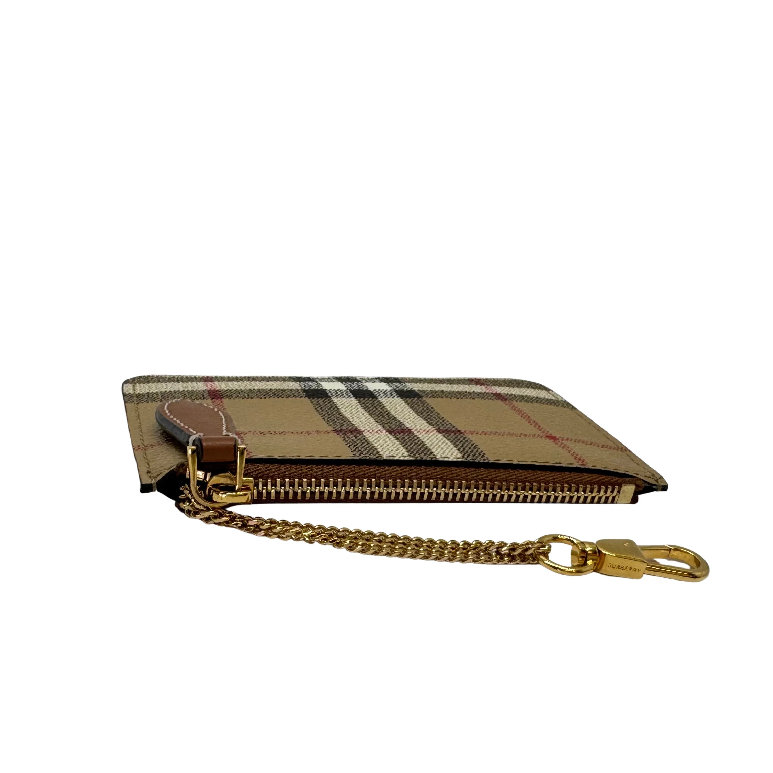 Burberry Check Strap Coin Case - Lost Designer