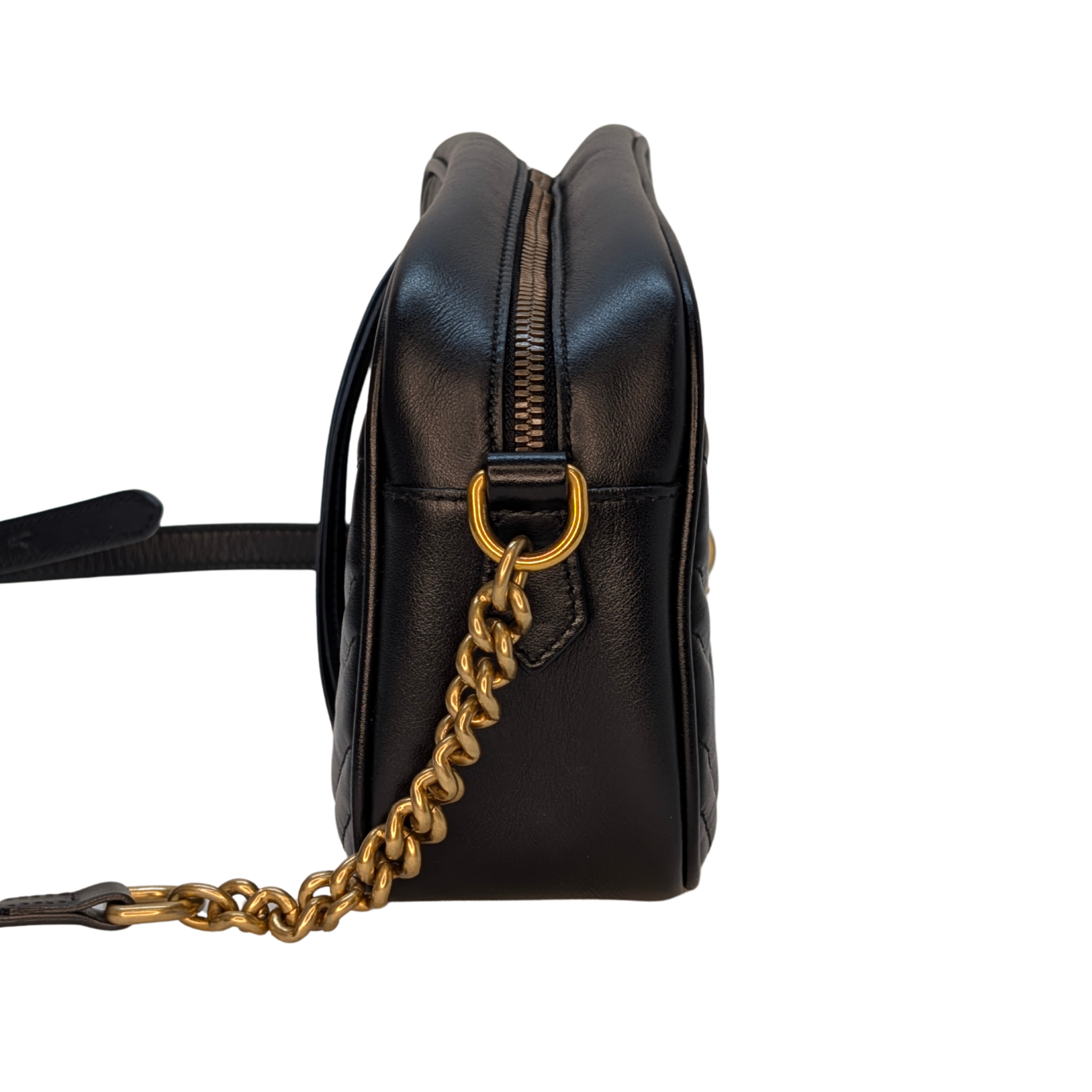 Gucci GG Marmont Small Camera Shoulder Bag Black