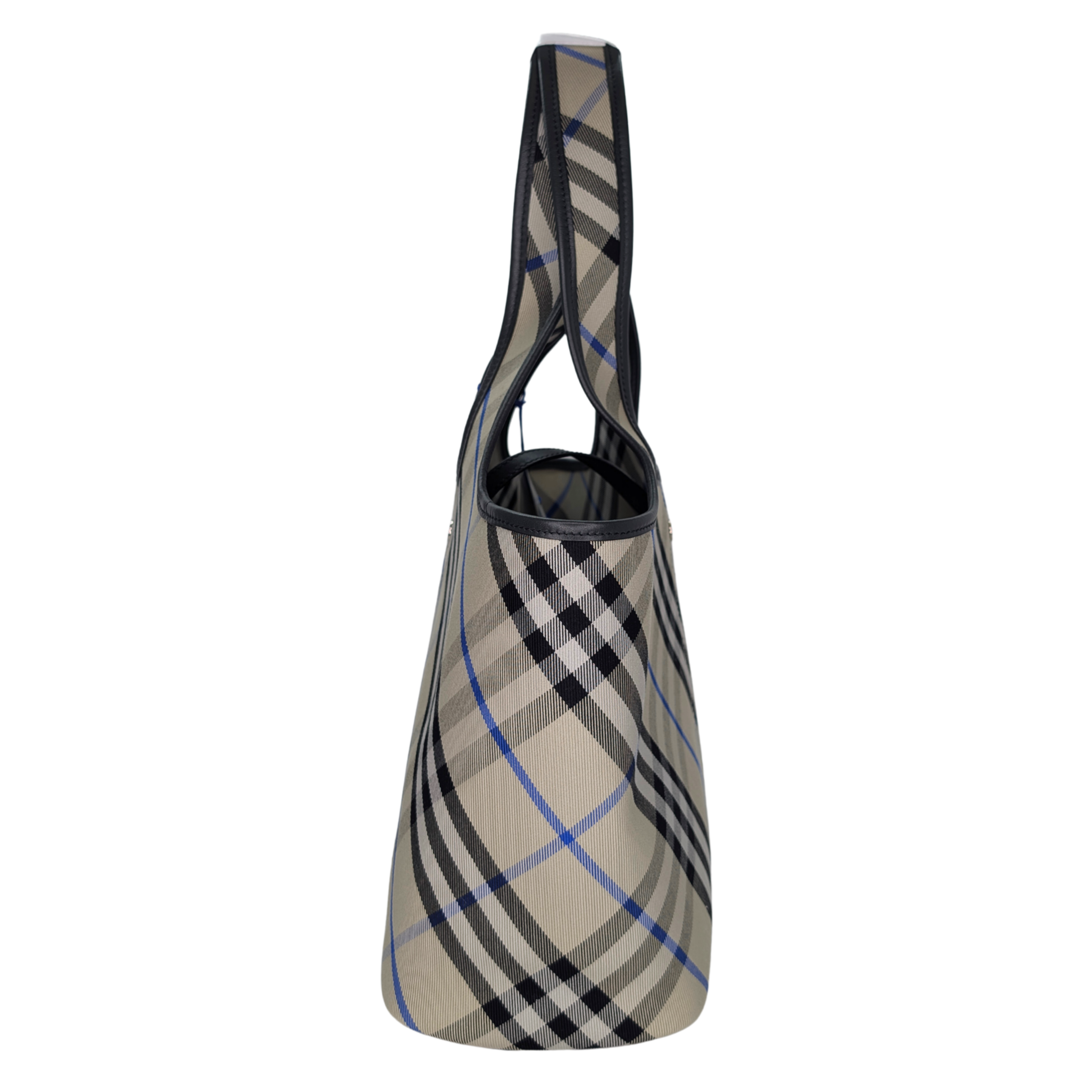 Burberry Check Medium Canvas Tote Bag