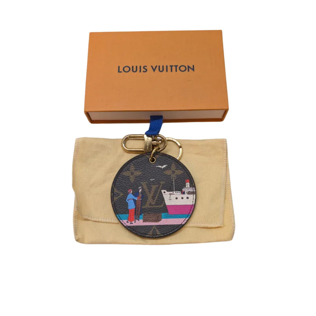 Louis Vuitton Transatlantic Monogram Keychain - Lost Designer