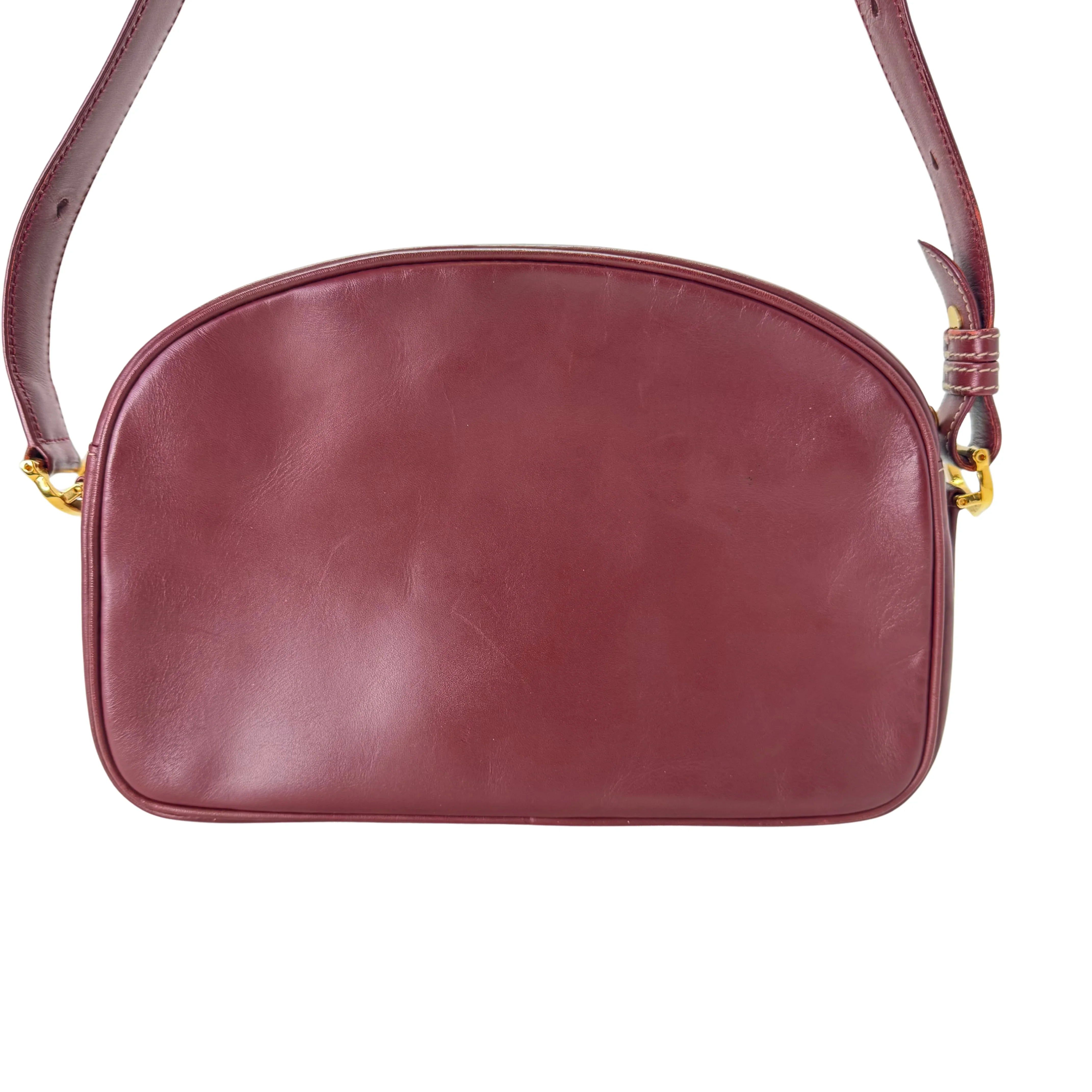 Cartier Must De Cartier Crossbody Bag Leather Brown - Lost Designer