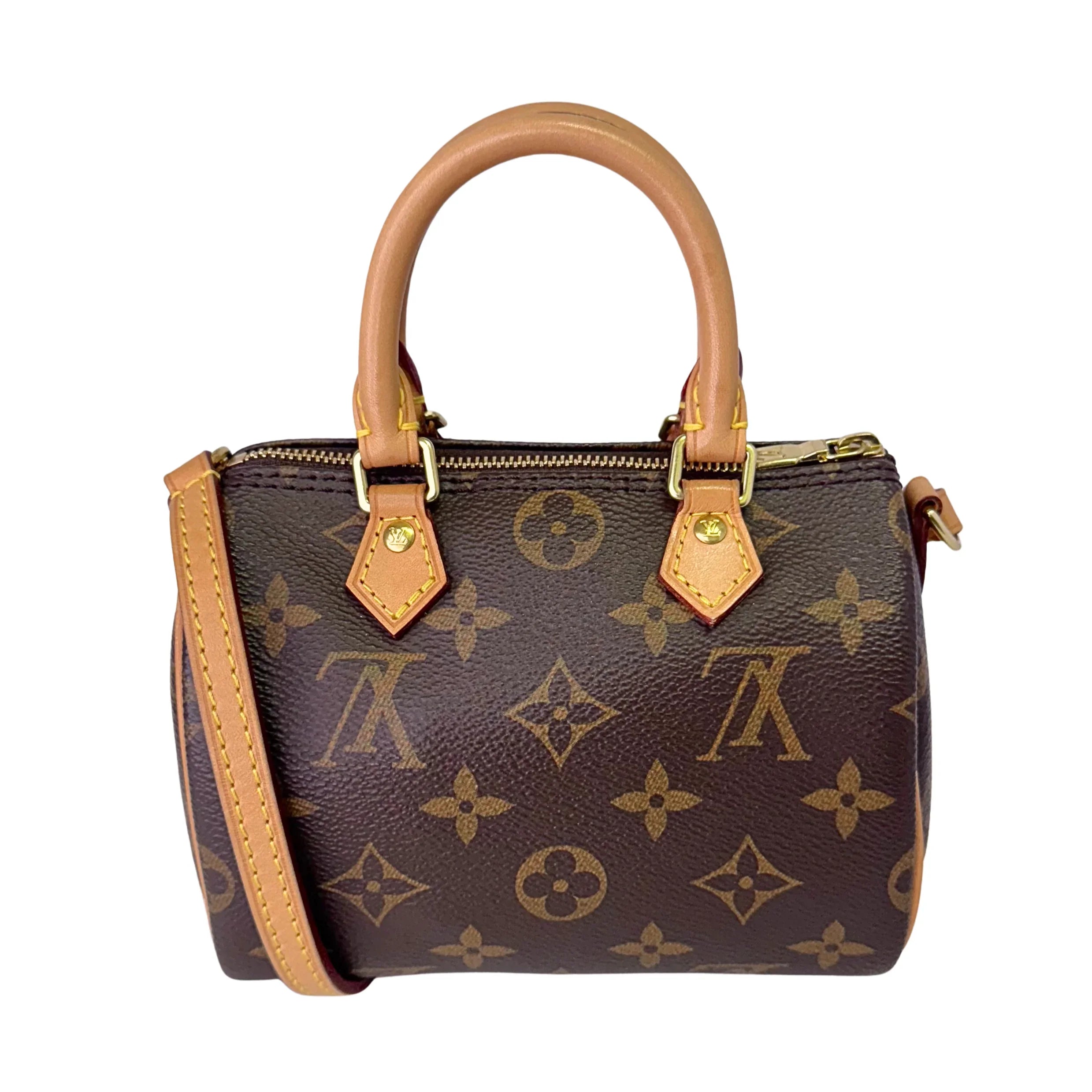 Louis Vuitton Nano Speedy Handbag Monogram Canvas - Lost Designer