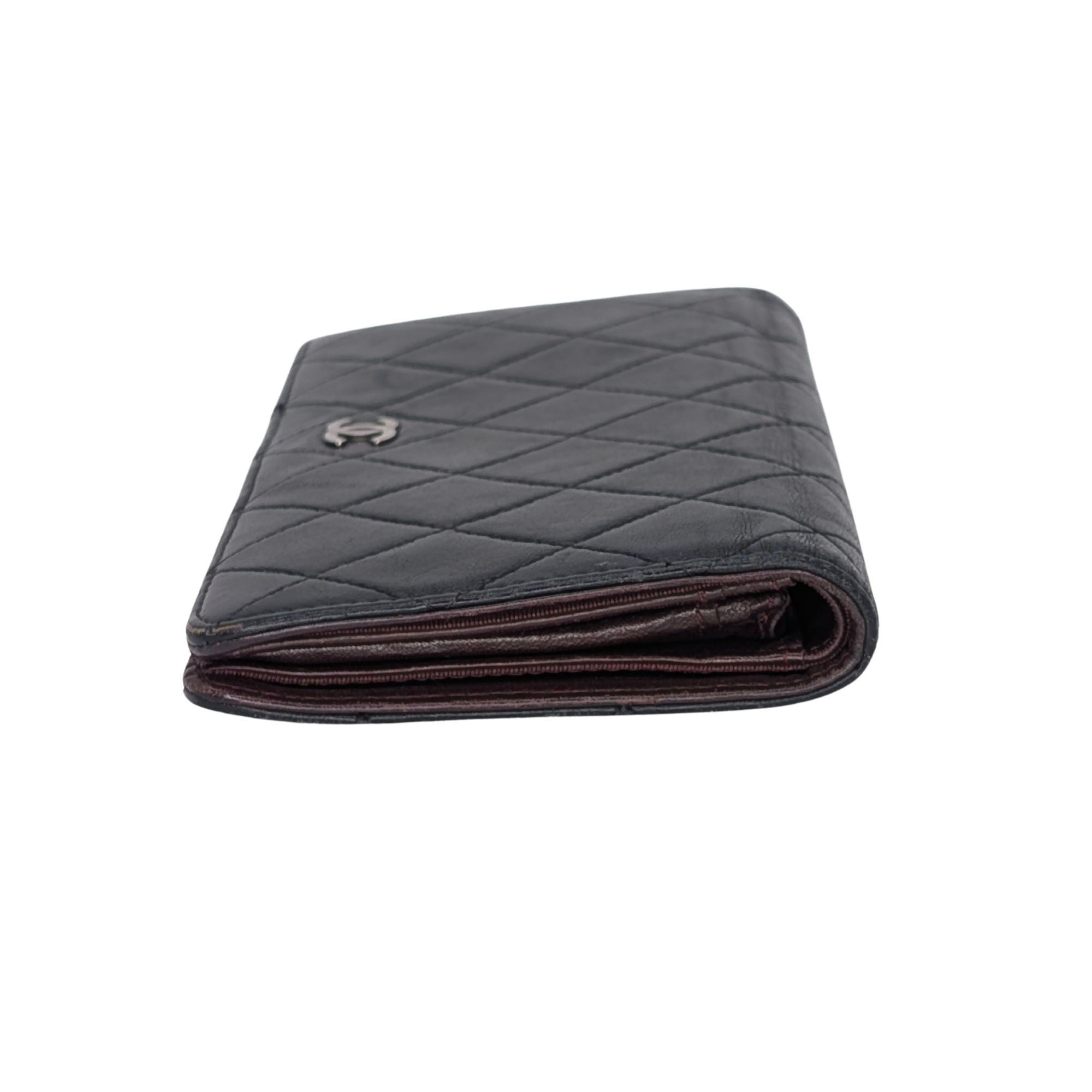 Chanel Lambskin Leather Wallet Black