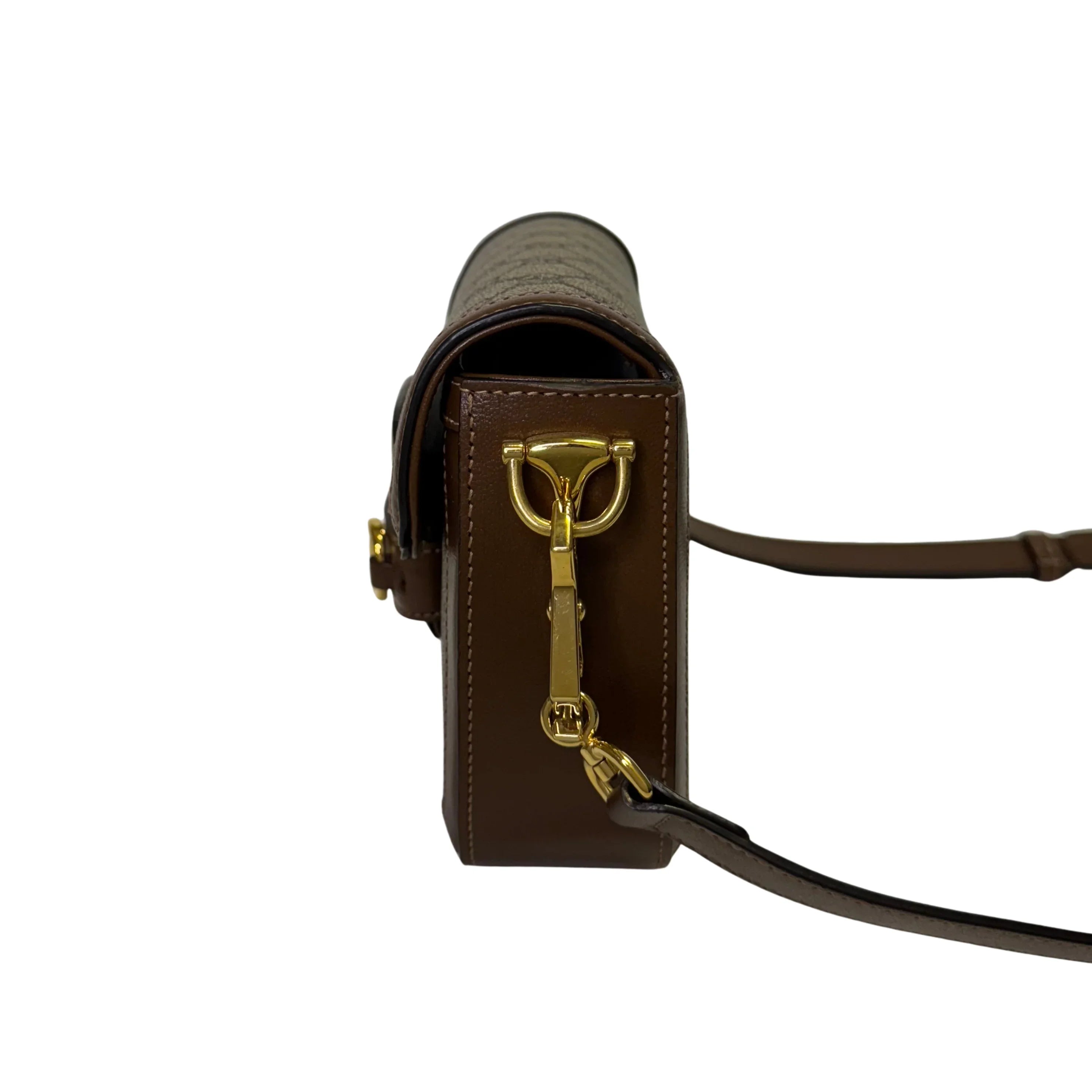 Gucci Horsebit 1955 Shoulder Bag GG Supreme Canvas/Leather Beige/Brown