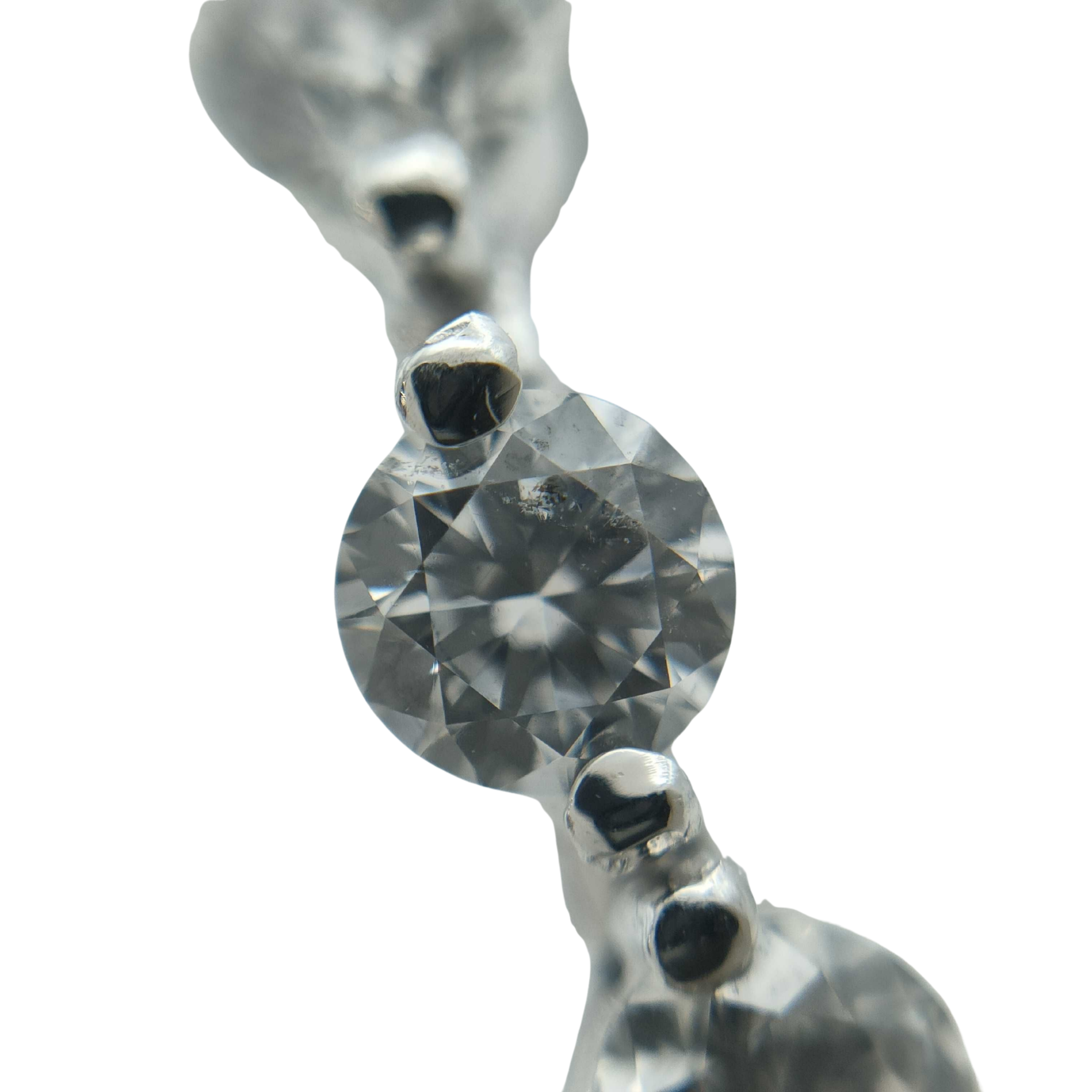 5.0ct Platinum Natural Round Brilliant Diamond Tennis Bracelet