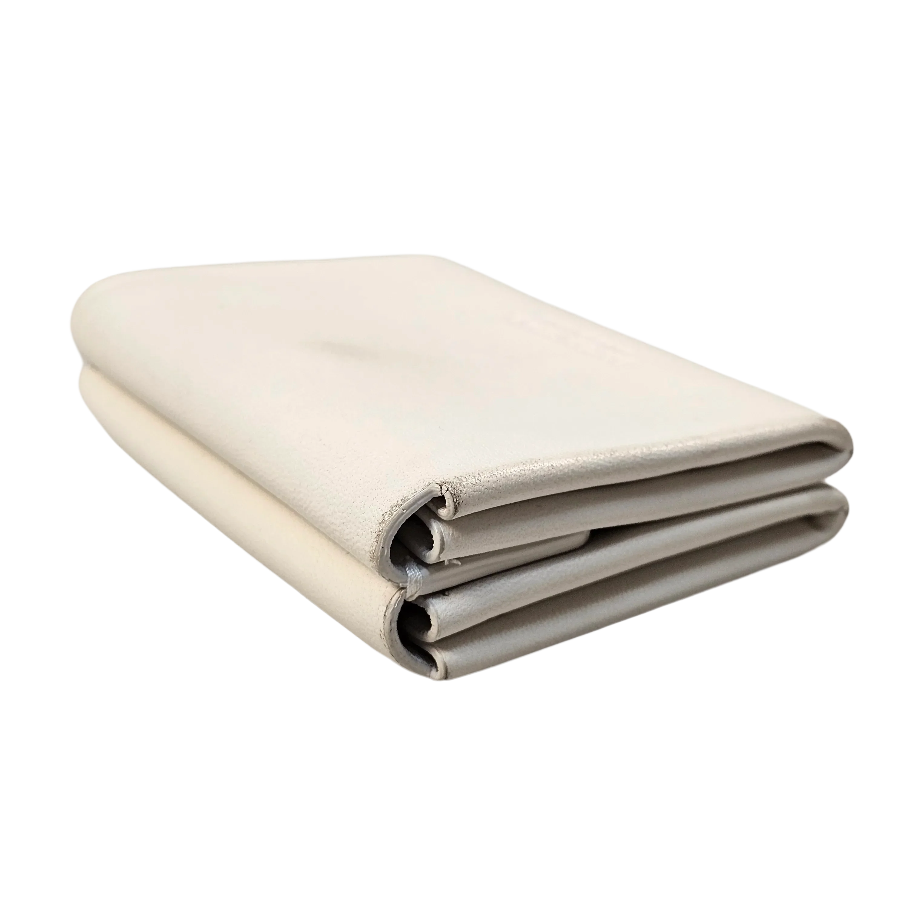 Bottega Veneta White Leather Wallet