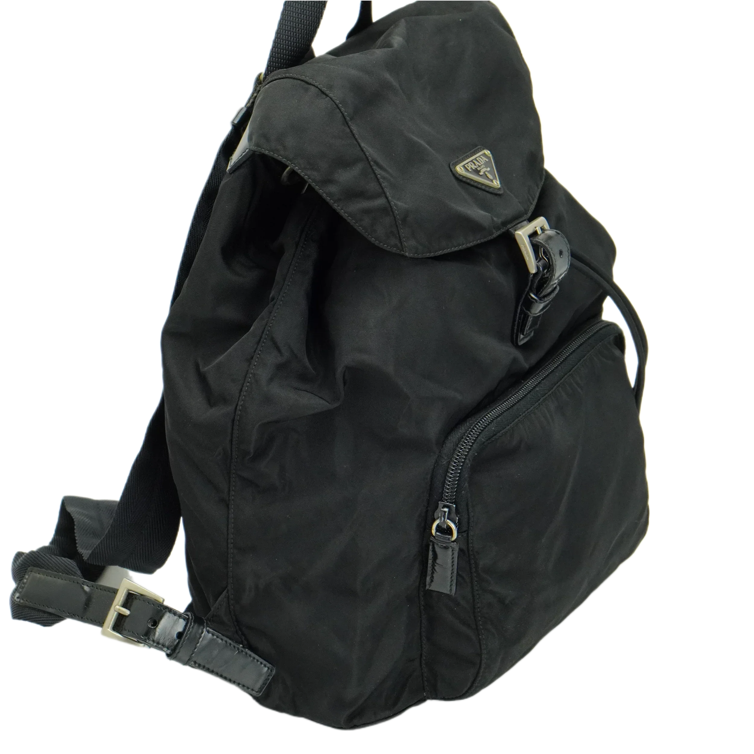 Prada Nylon Black Backpack Rucksack
