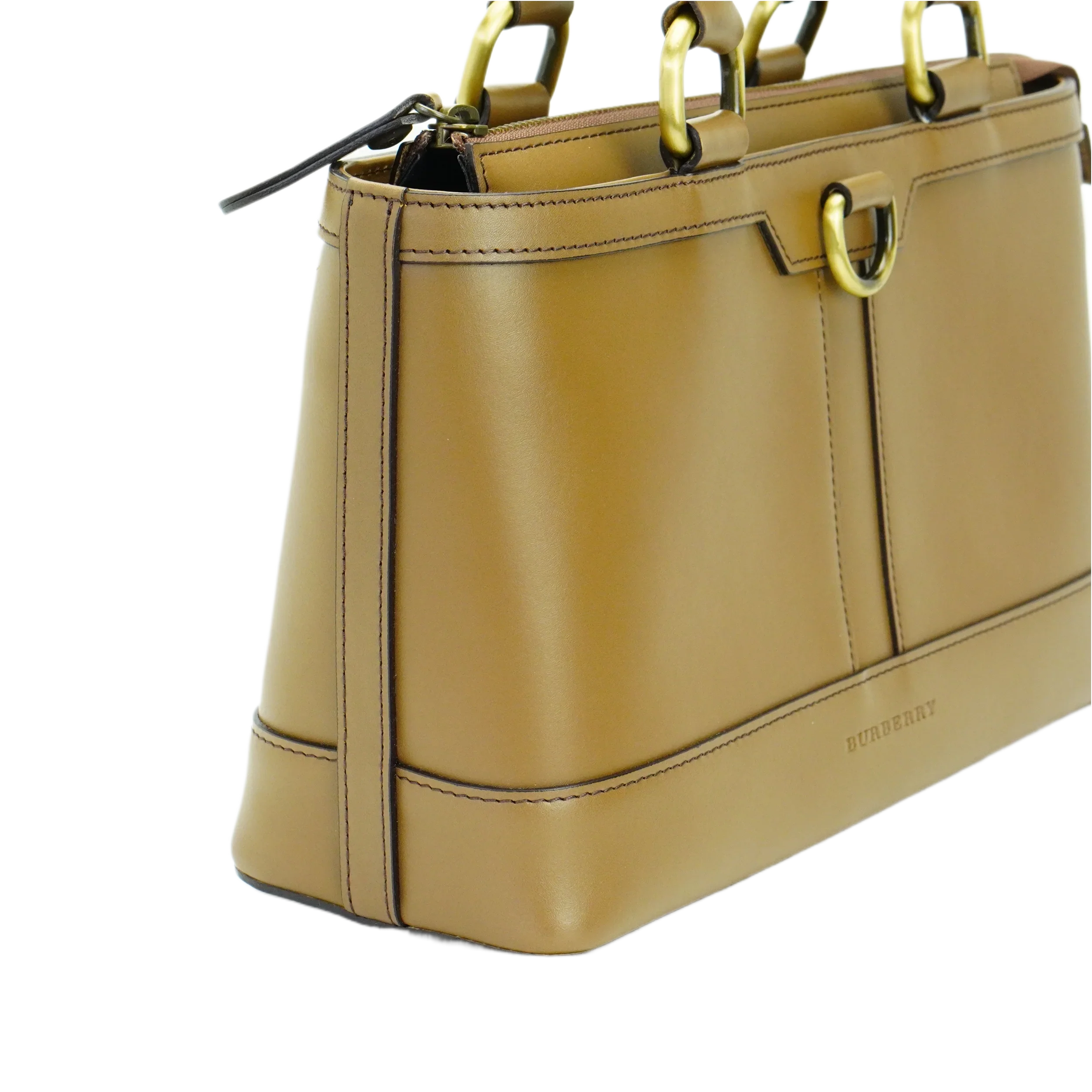 Burberry Handbag Leather Brown