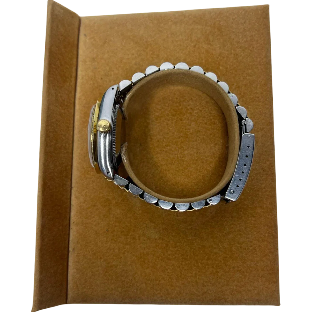 Rolex Datejust 31mm 68273 Two-Tone Diamond Bezel Champagne Dial 1988 Women's Watch