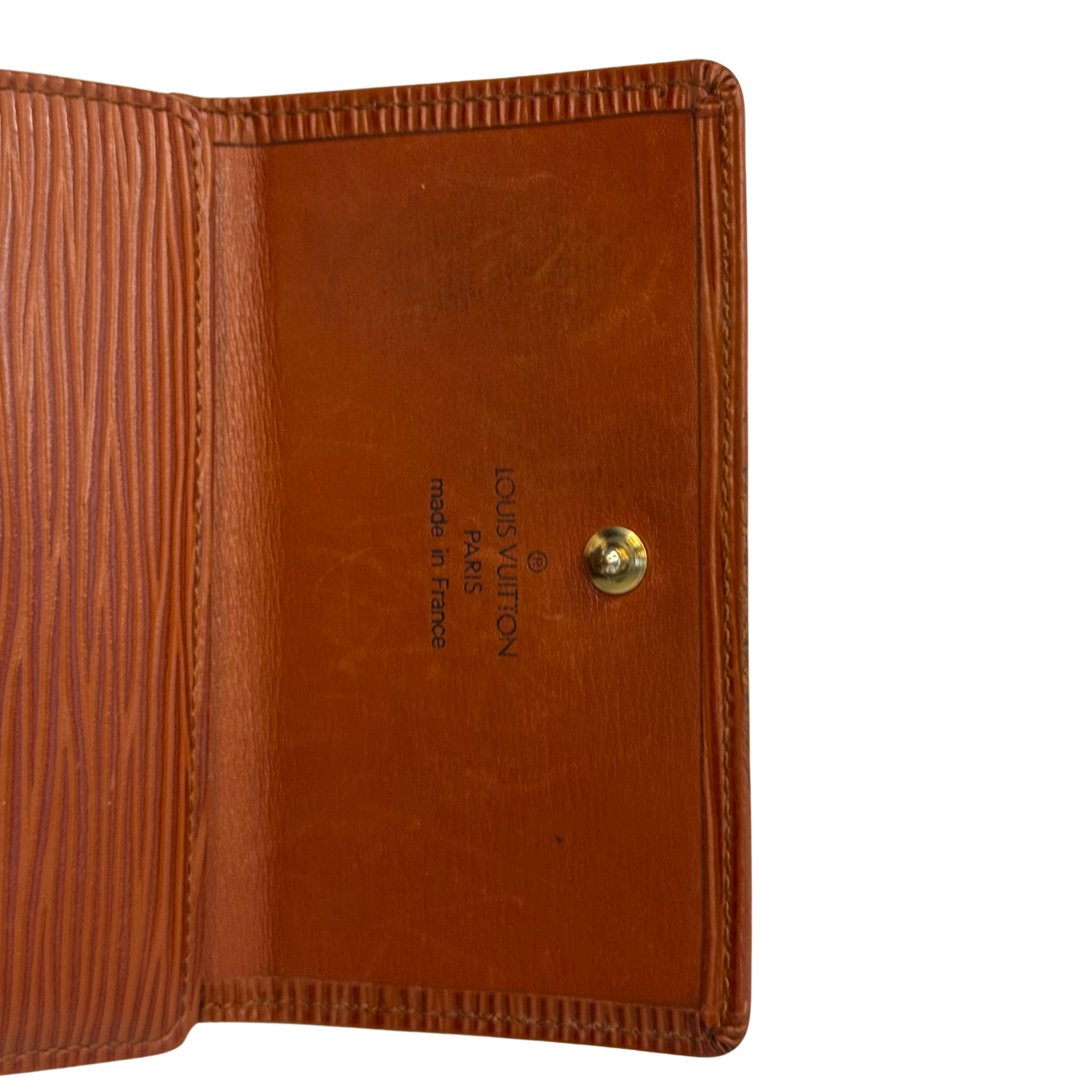 Louis Vuitton Epi Leather Compact Wallet Brown