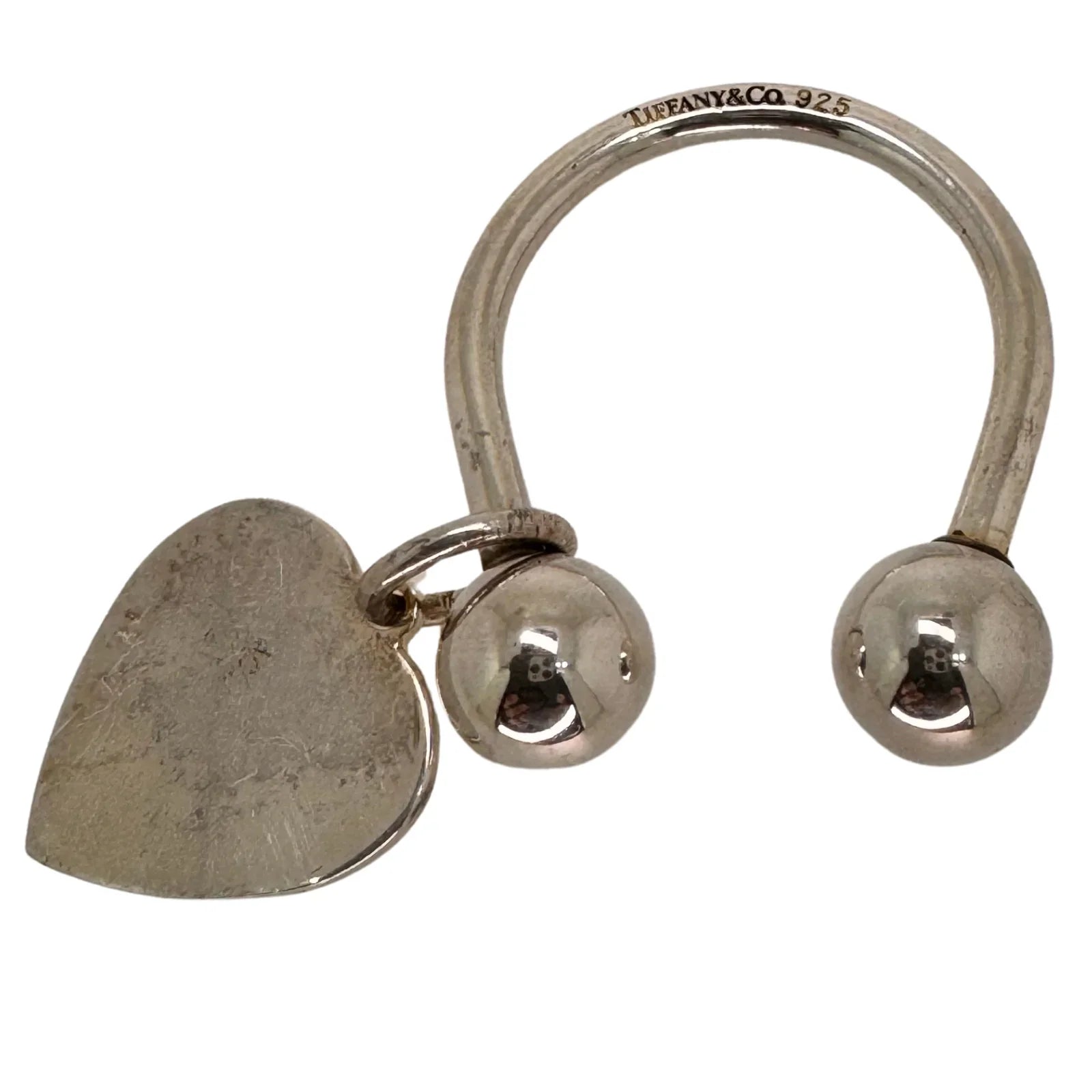 Tiffany &Co. Heart Key Charm – Sterling Silver