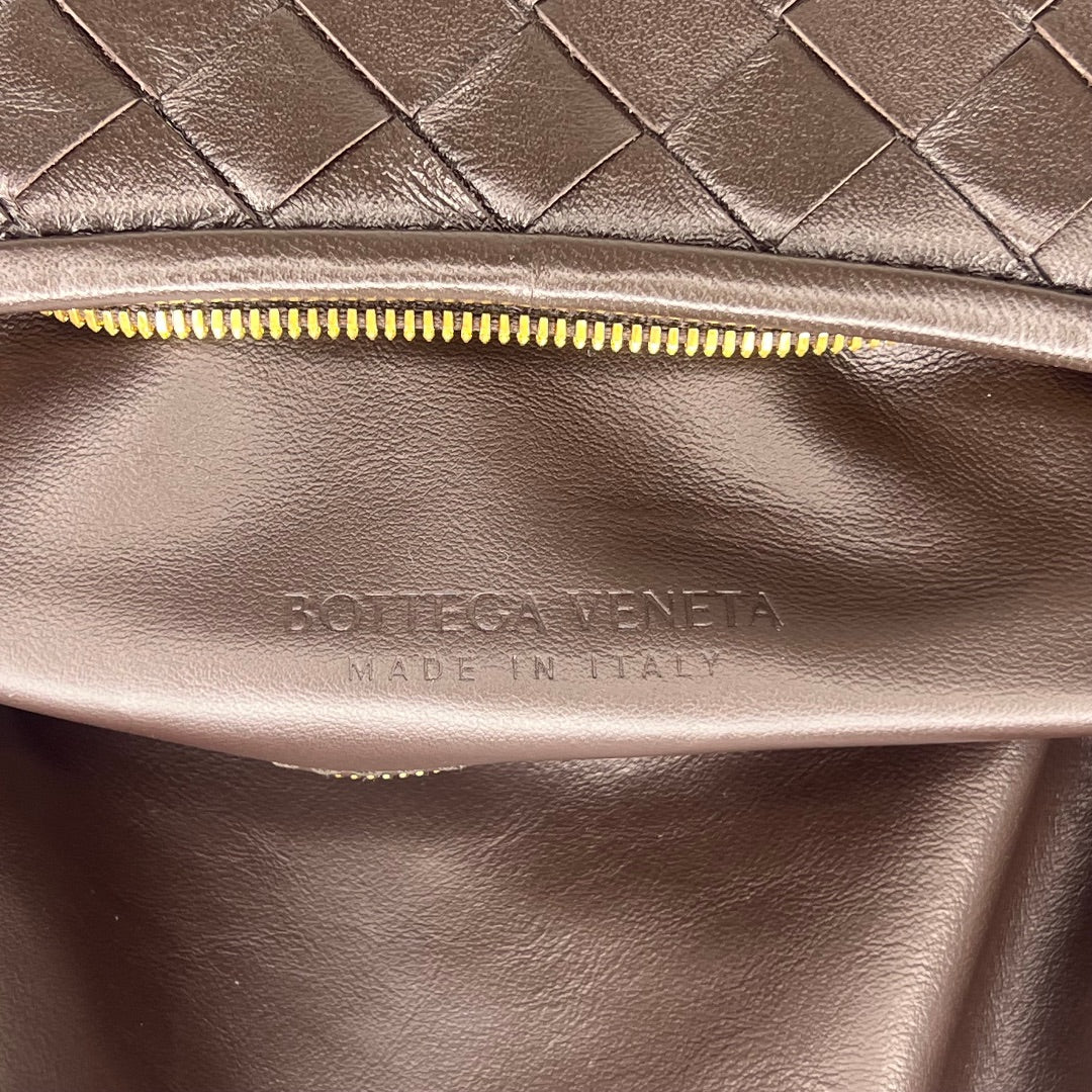 Bottega Veneta Gemelli Large Shoulder Bag – Intrecciato Dark Brown