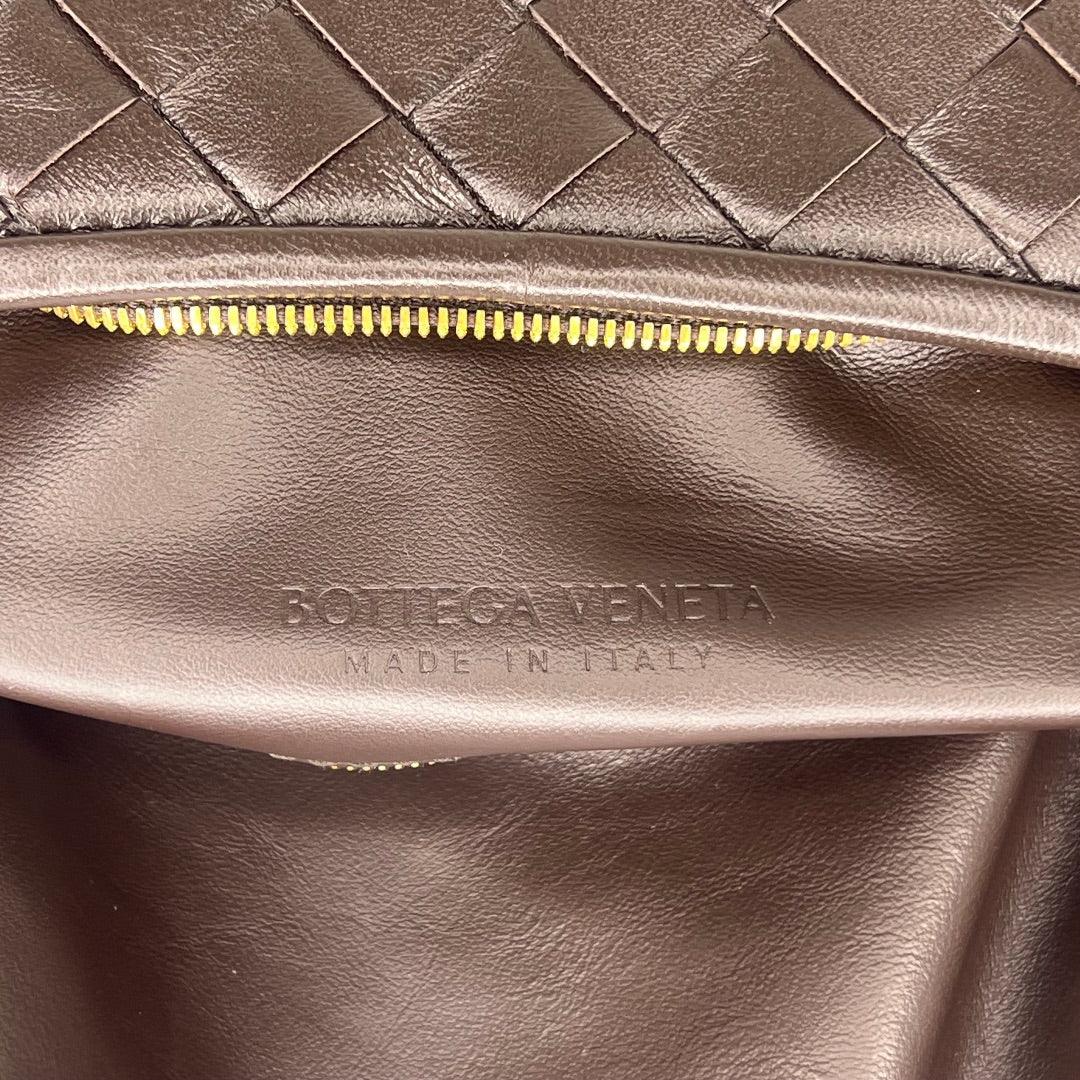 Brand New Bottega Veneta Gemelli Large Shoulder Bag – Intrecciato Dark Brown
