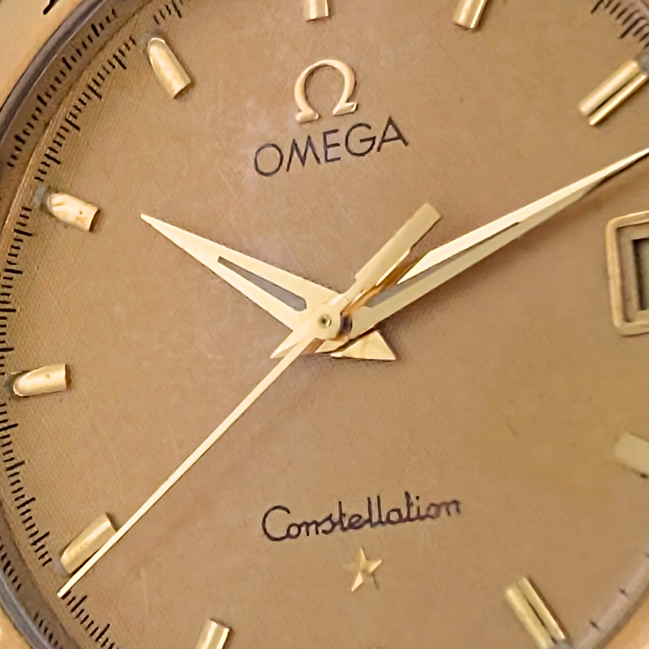 Omega Constellation Quartz 18k Solid Gold Bezel 396.1201