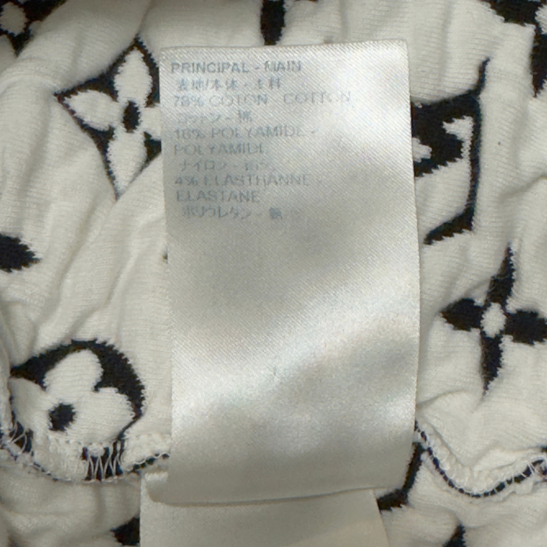 Louis Vuitton Monogram Sweatshirt Black/White XS