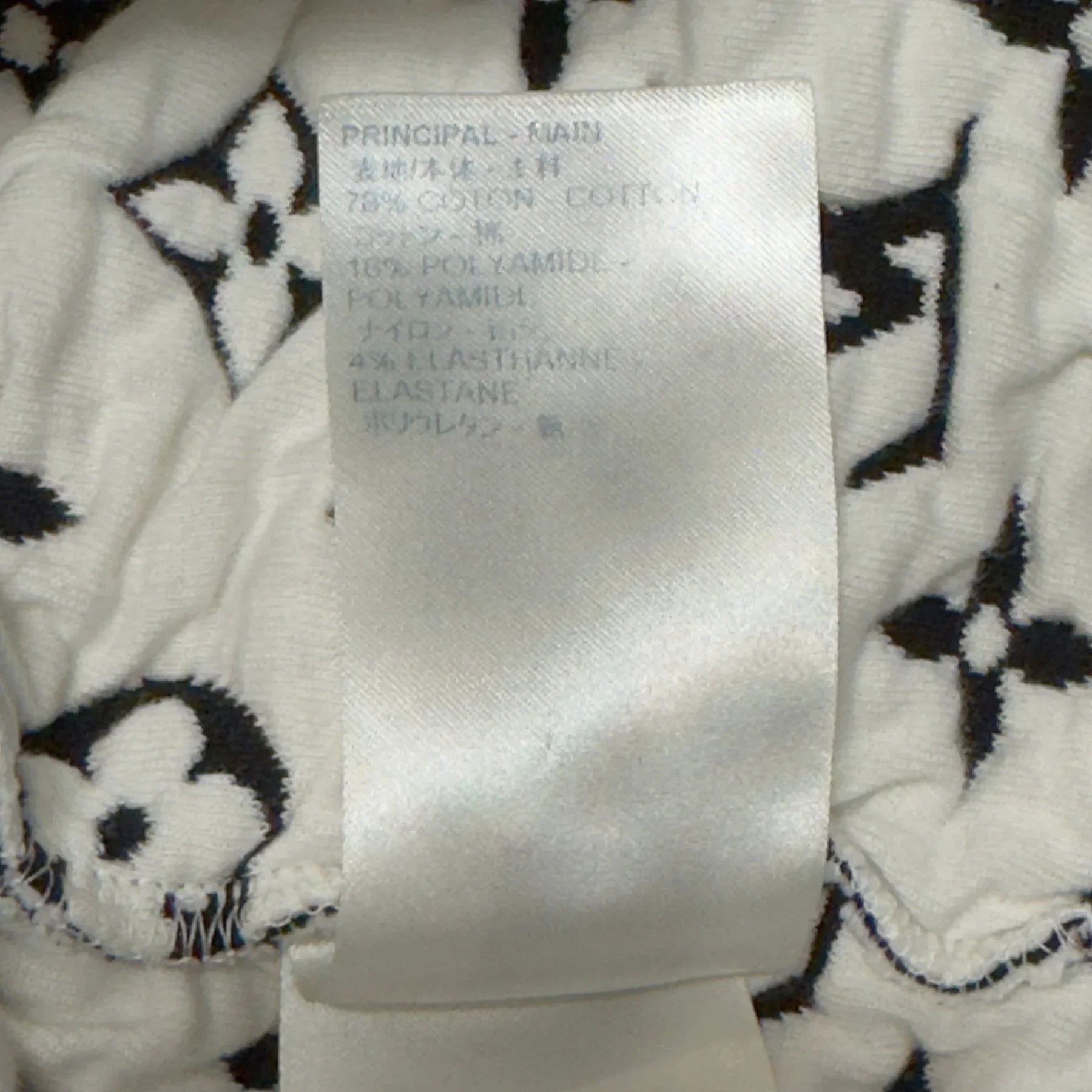 Louis Vuitton Monogram Sweatshirt Black/White XS - Lost Designer