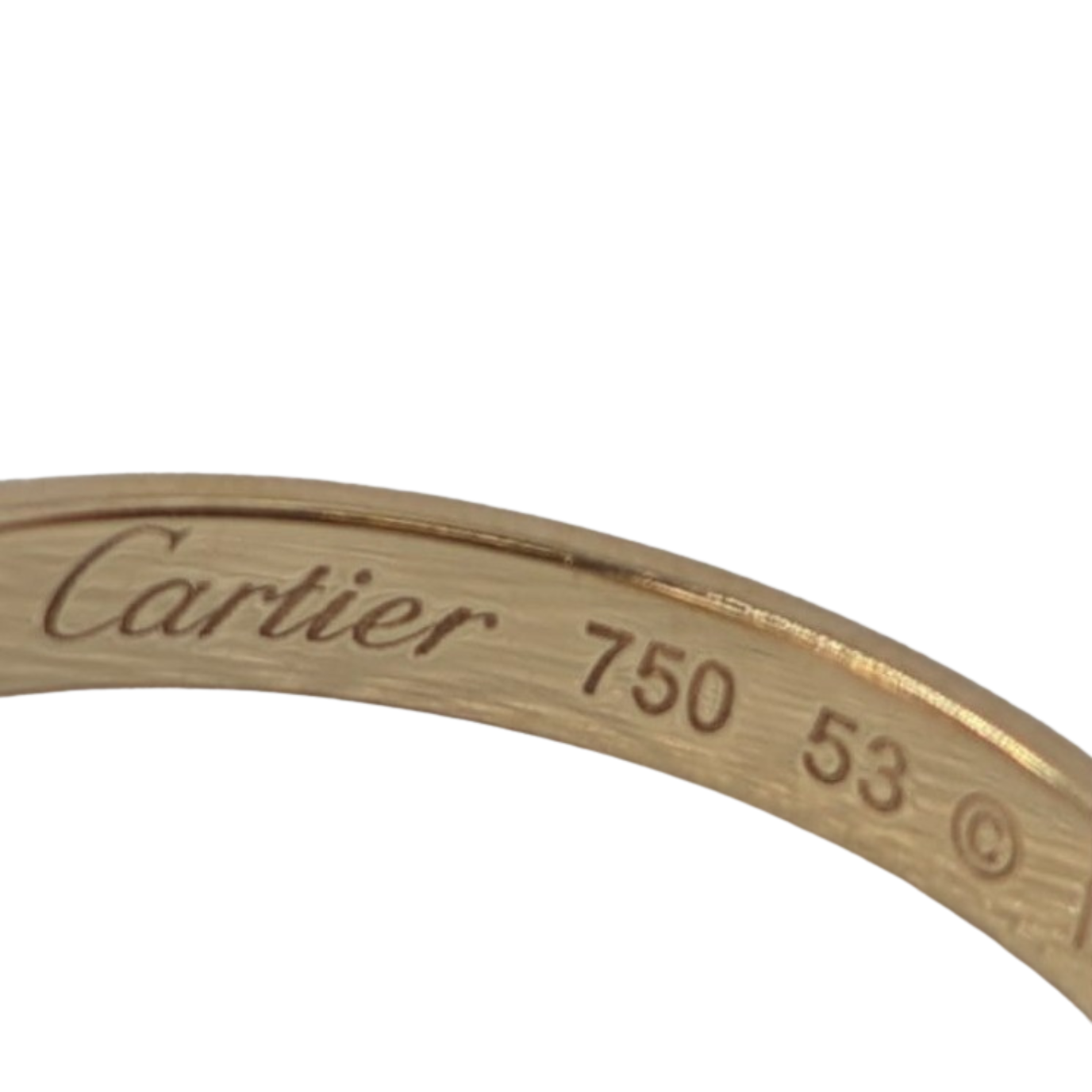 Cartier Pasha Mother Of Pearl 18K Gold Ring Size M½