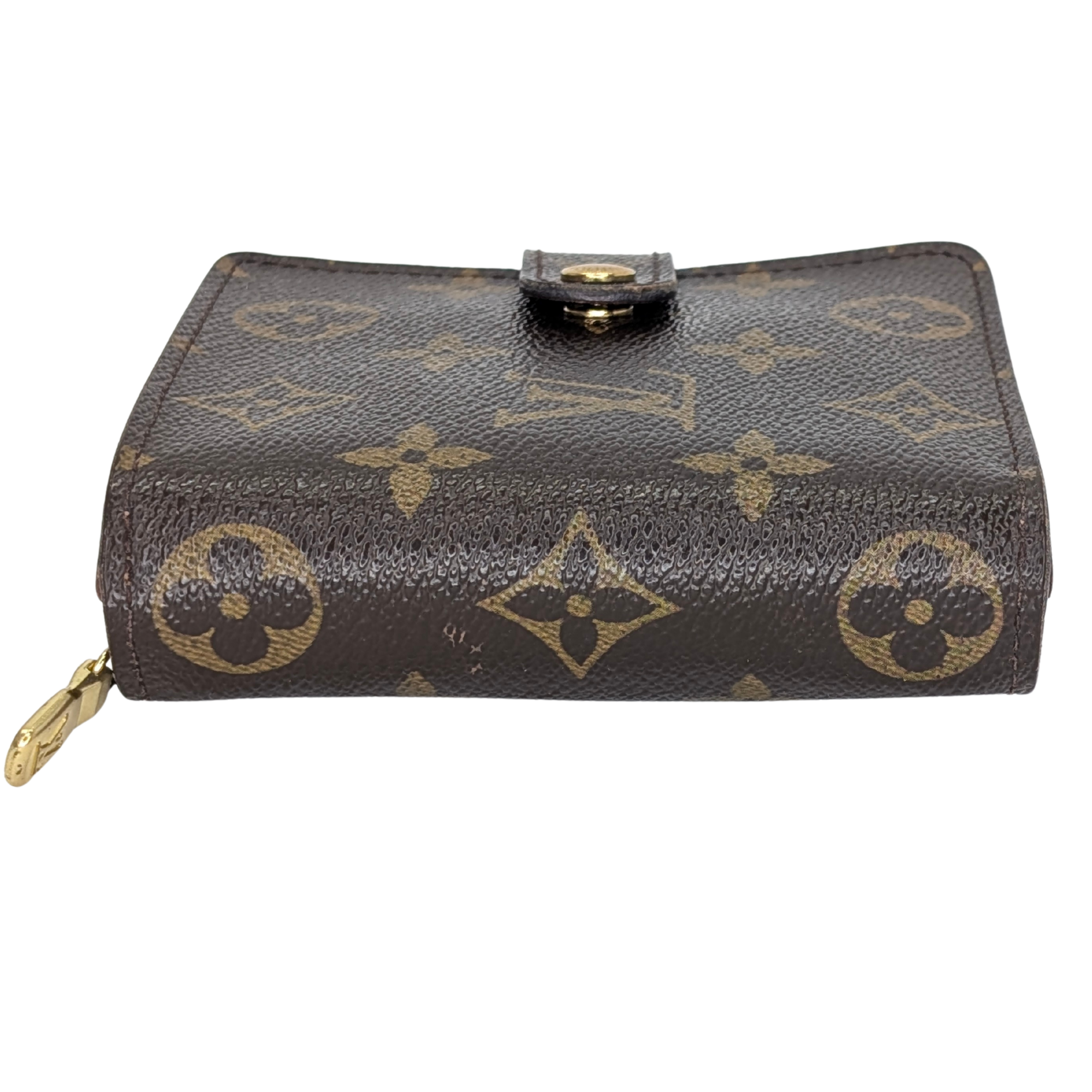 Louis Vuitton Compact Zip Bi-Fold Wallet Brown