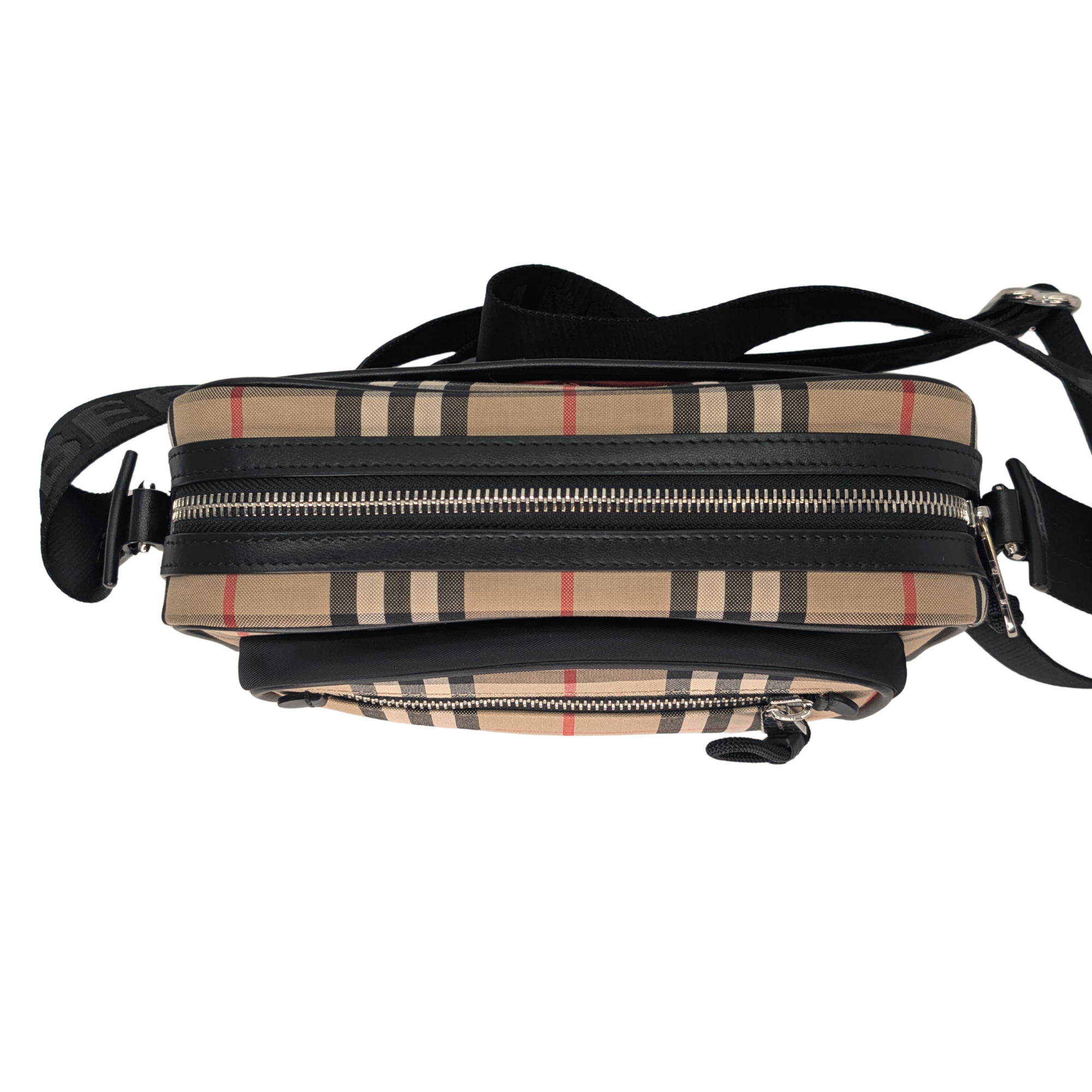 Burberry Vintage Check Crossbody Bag Beige