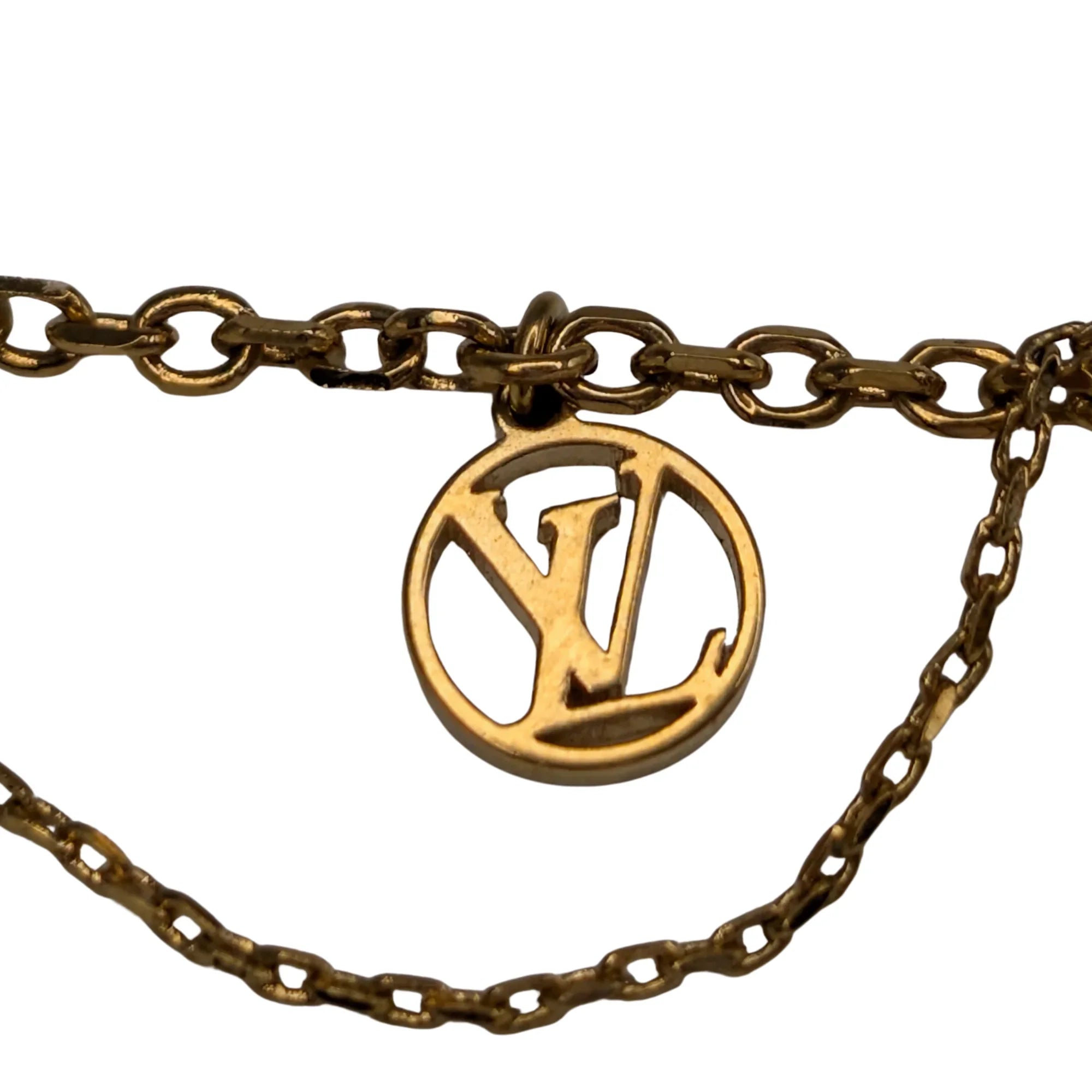 Louis Vuitton Blooming Supple Necklace Gold Tone - Lost Designer