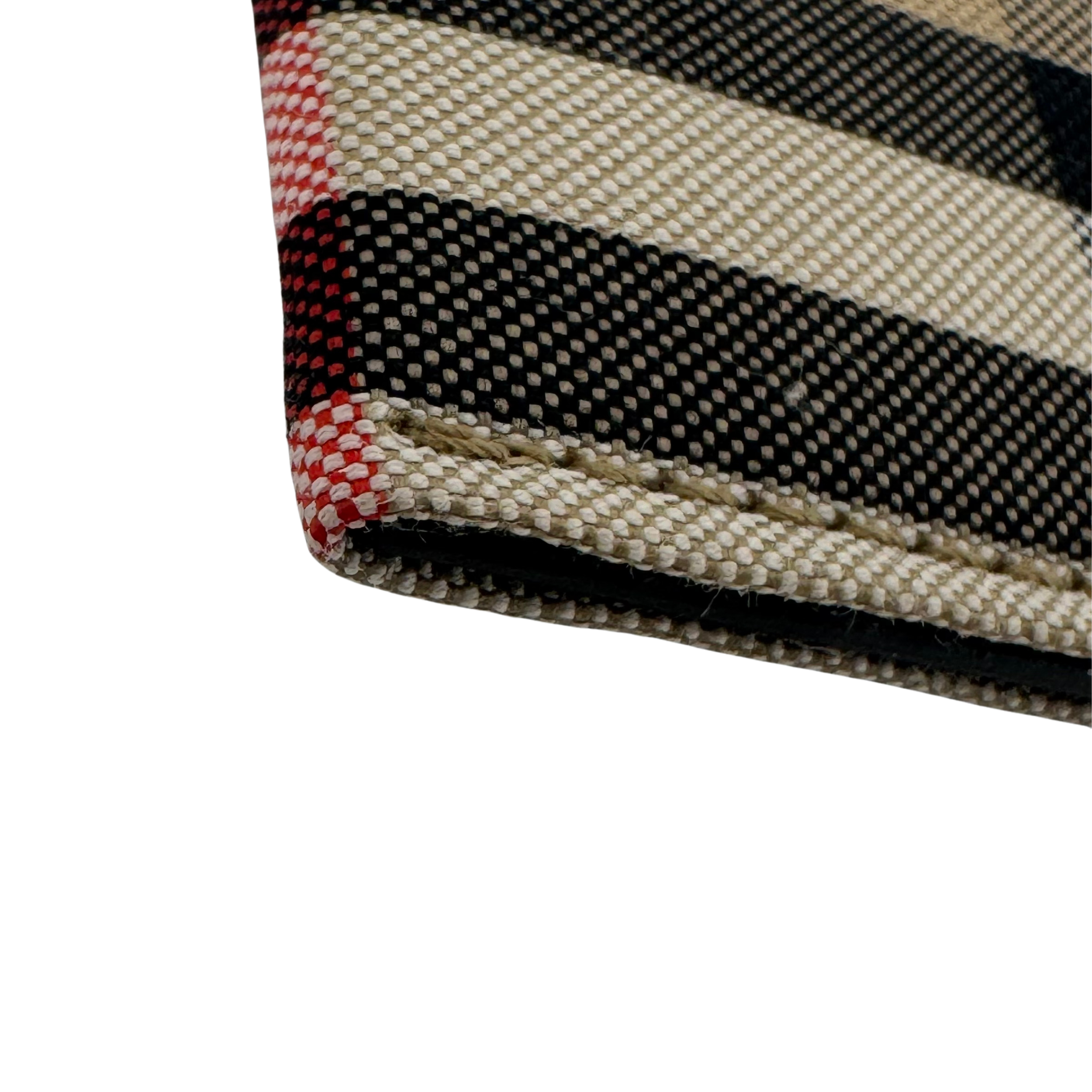 Burberry Check card case wallet