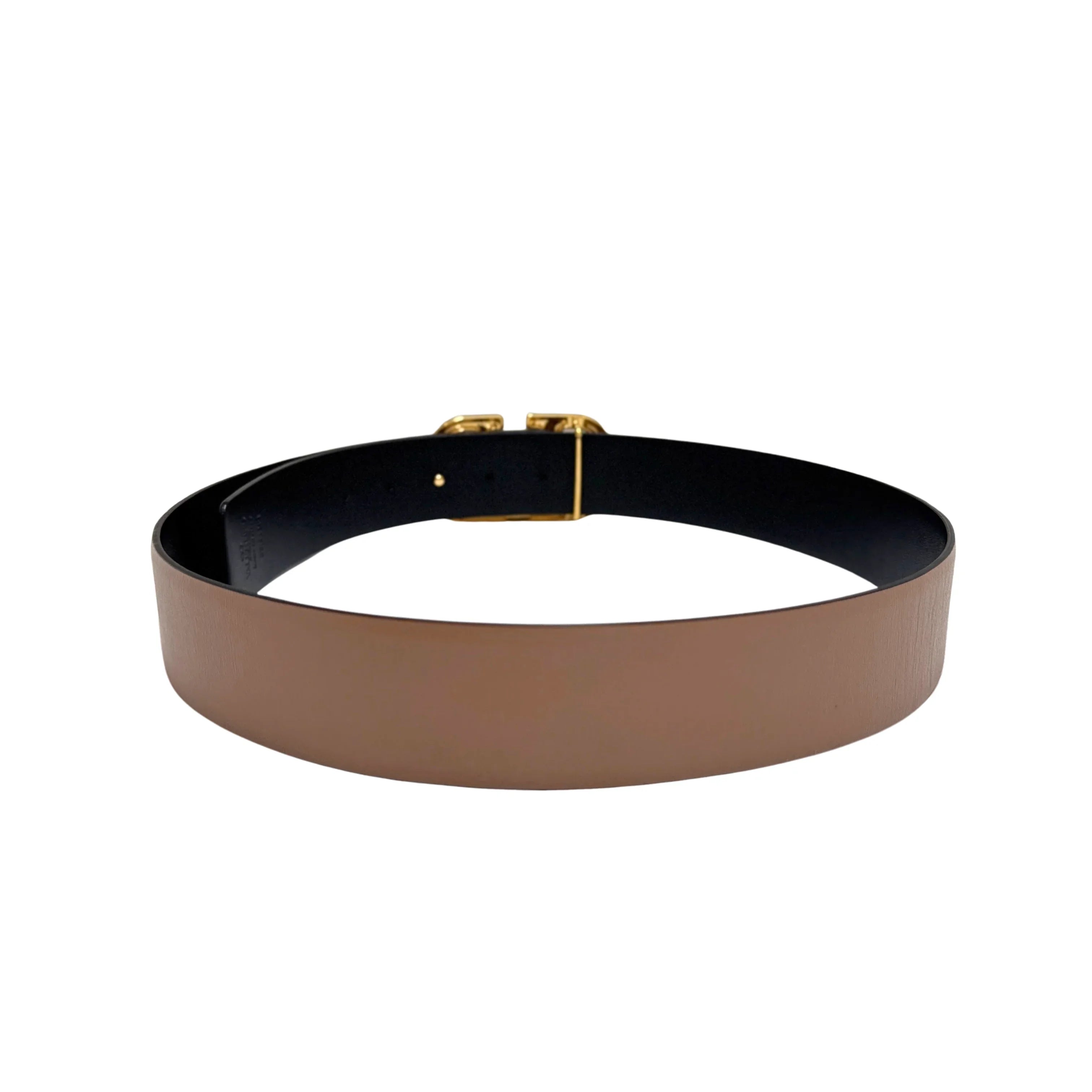 Valentino Garavani VLogo Calfskin Leather Belt 85/34 - Lost Designer